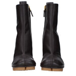 Bottega Veneta Ankle Boots Women Leather Brown/Dark Chocolate