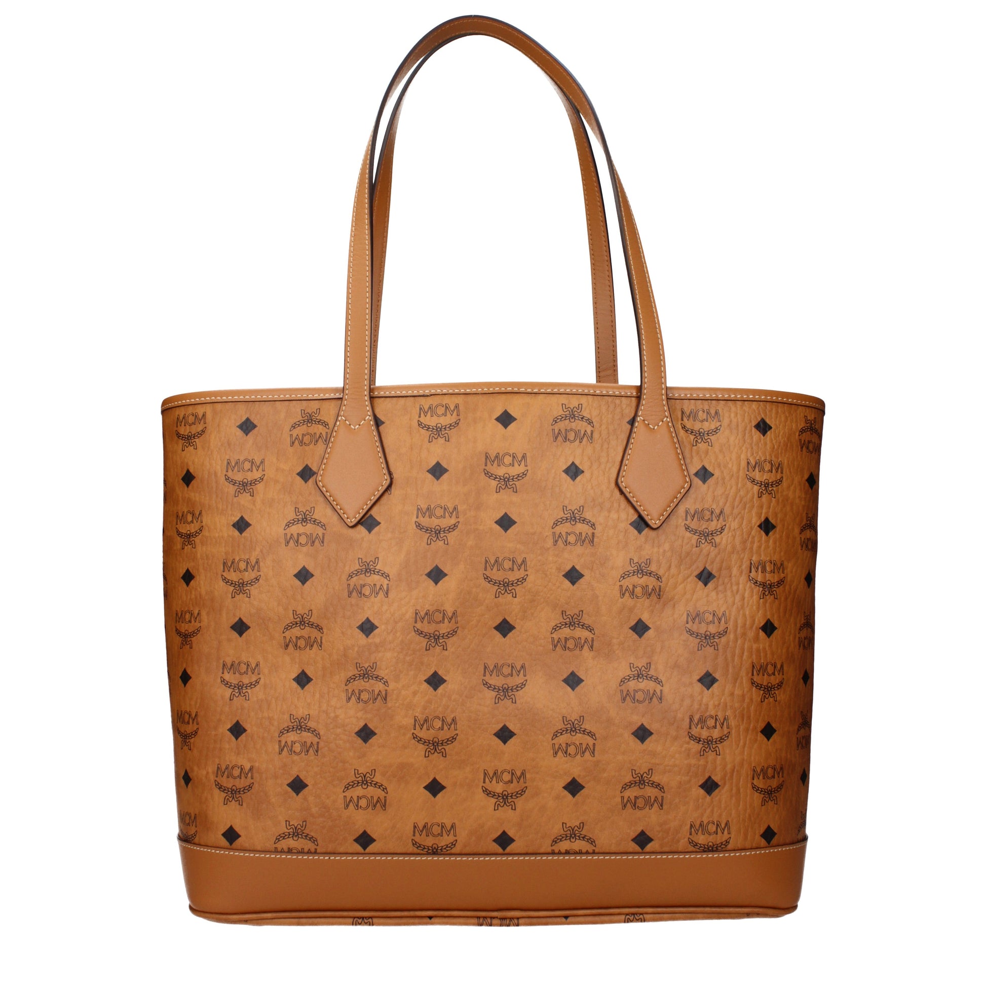 MCM Shoulder Bags Women Fabric  Brown/Cognac