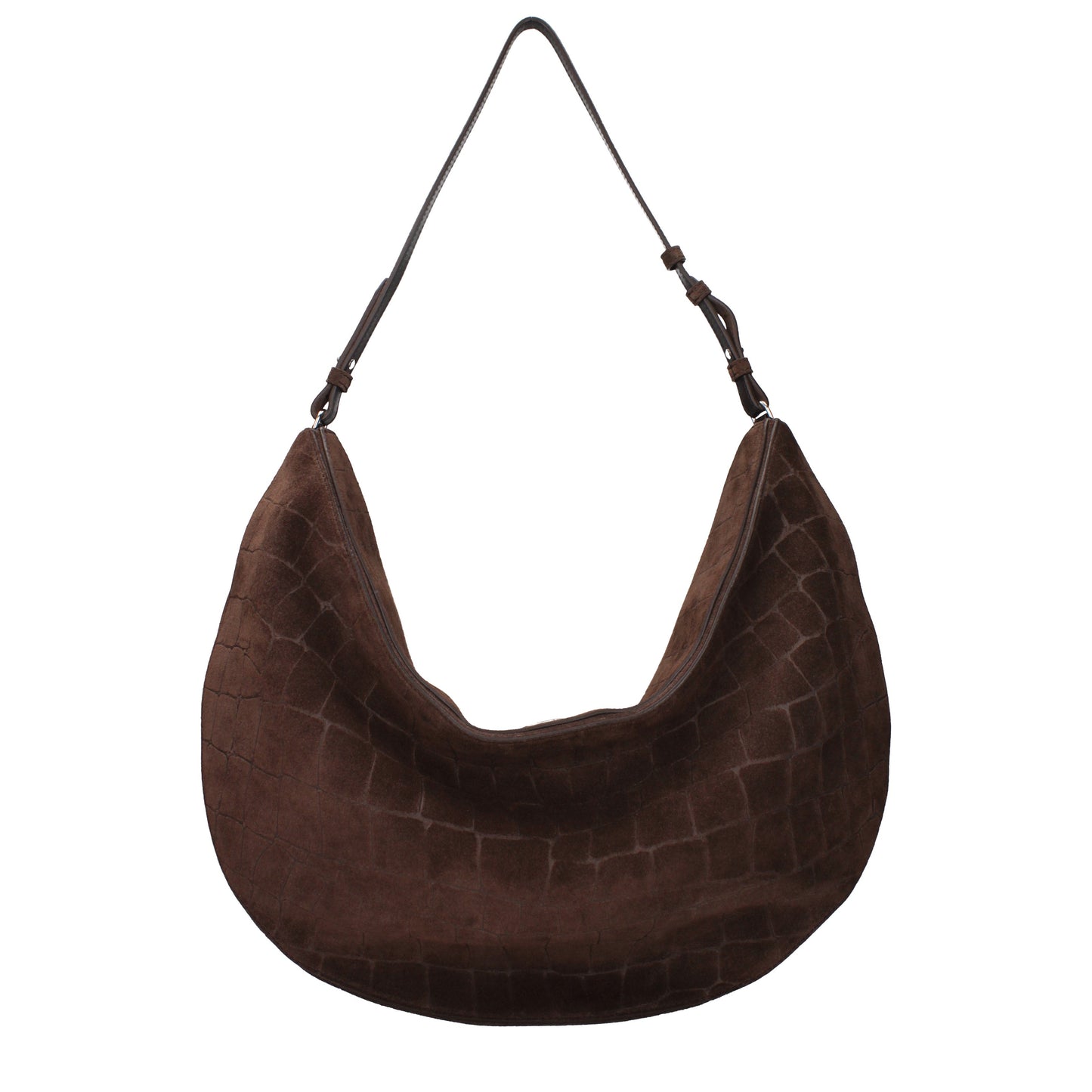 Jacquemus Shoulder Bags Women Suede Brown