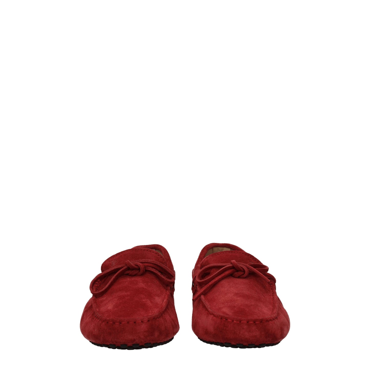 Tod's Men's Loafers in Suede Red