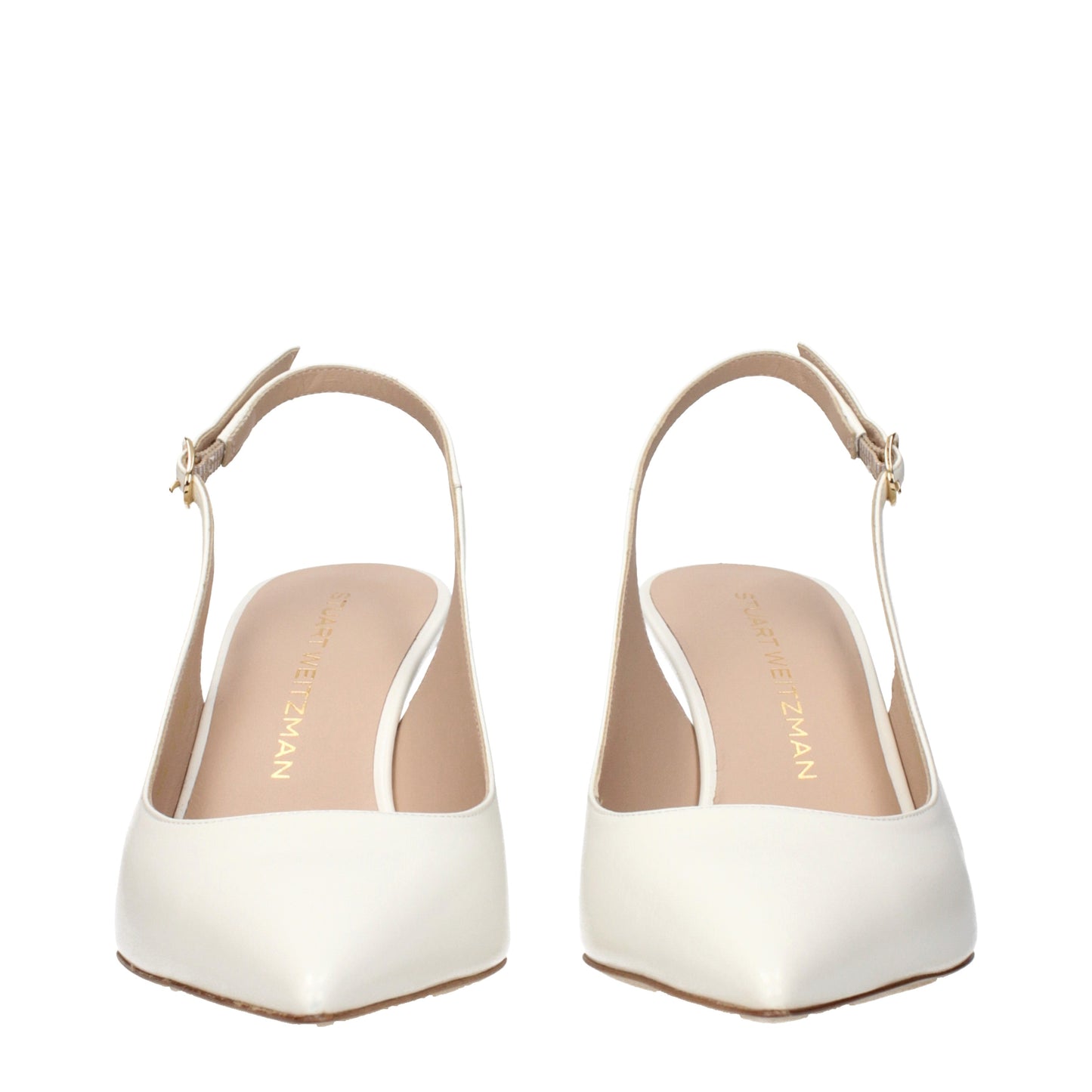 Stuart Weitzman Sandals Women Leather Beige/Cream