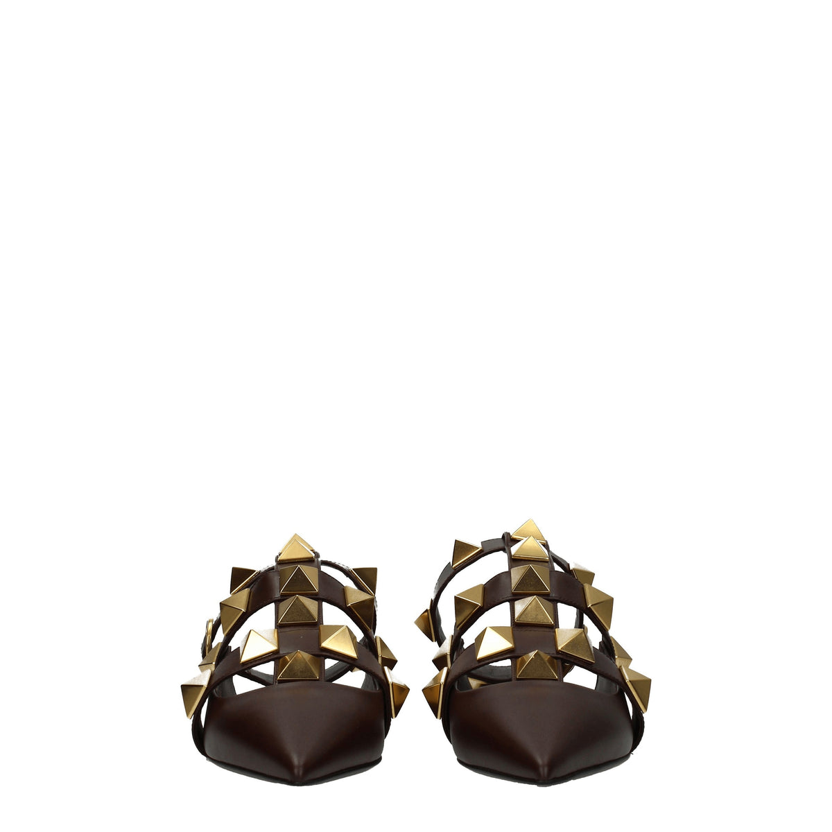 Valentino Garavani Women's Sandals Leather Chocolate