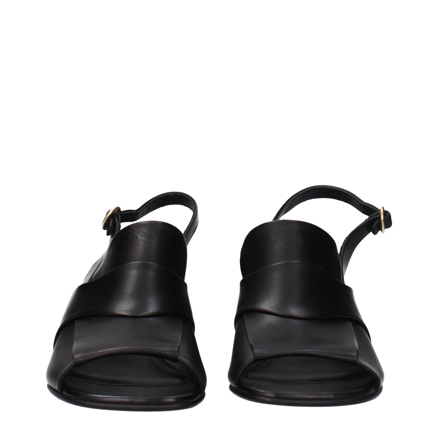 Dries van Noten Sandals Women Leather Black