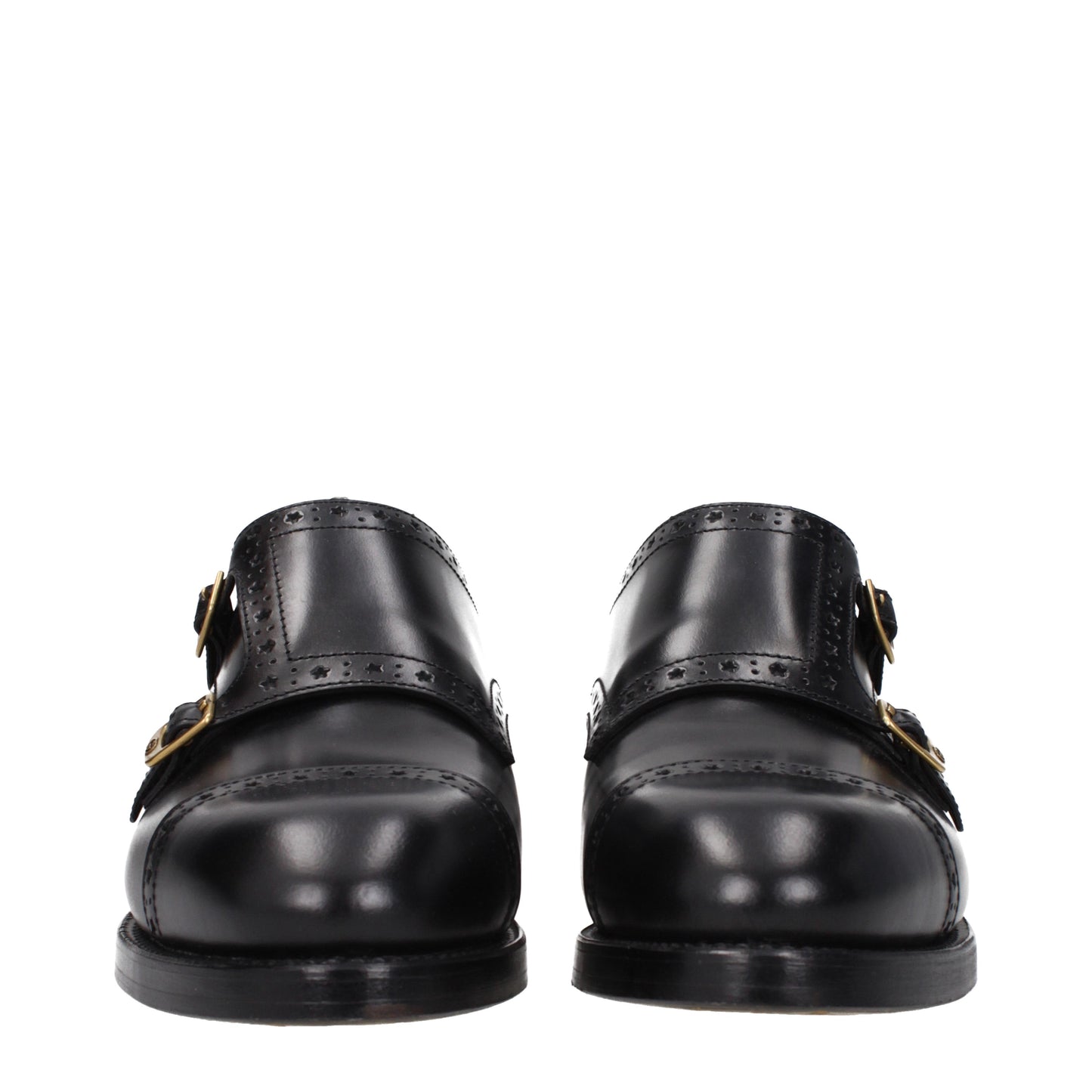 Gucci Men's Lace ups in Leather Black