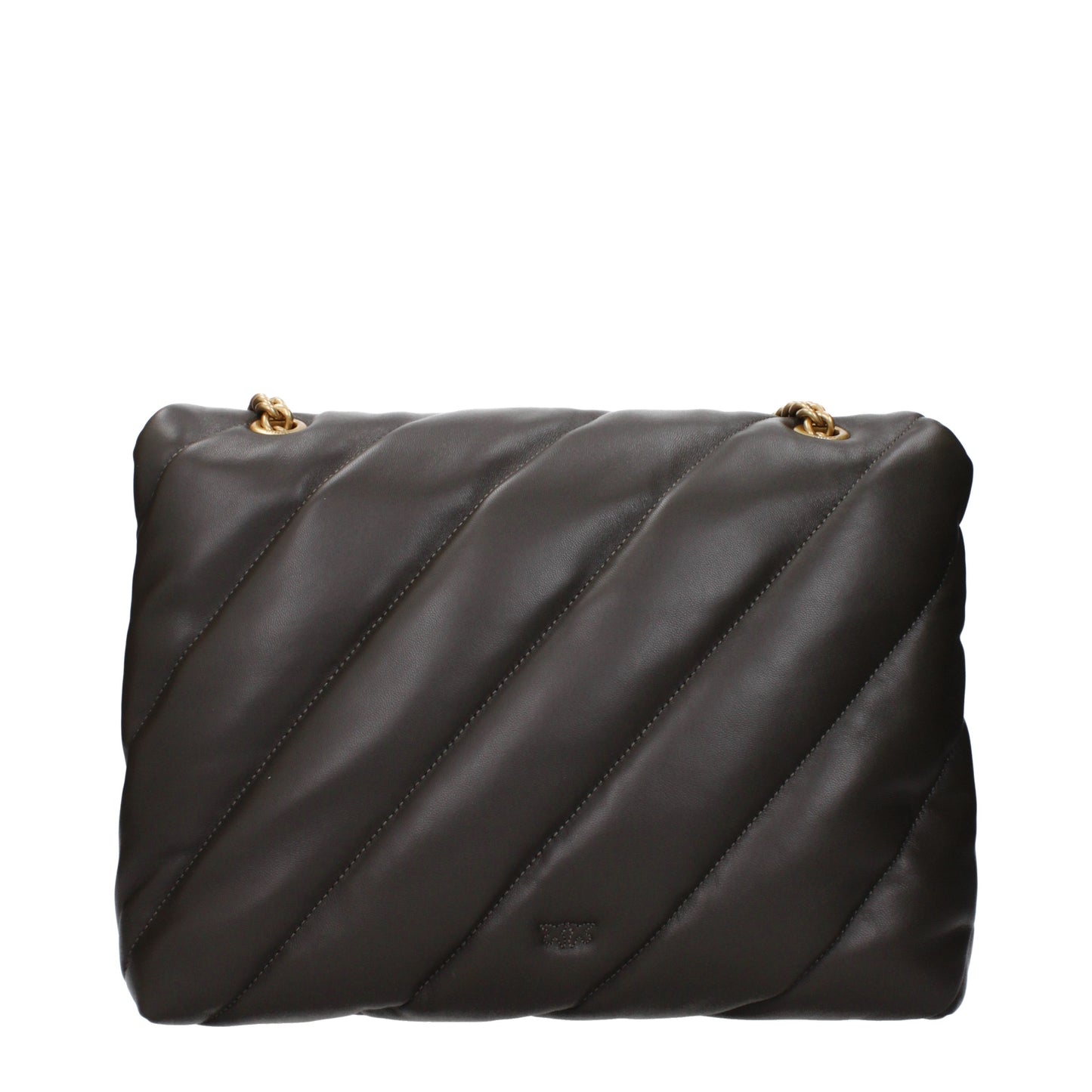 Pinko Shoulder Bags Women Leather Green/Mud