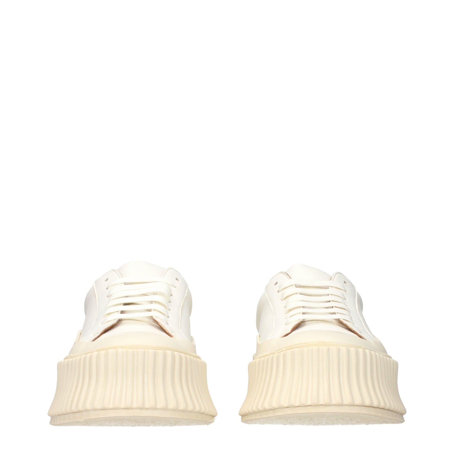 Jil Sander Sneakers Women Leather White/Optic White