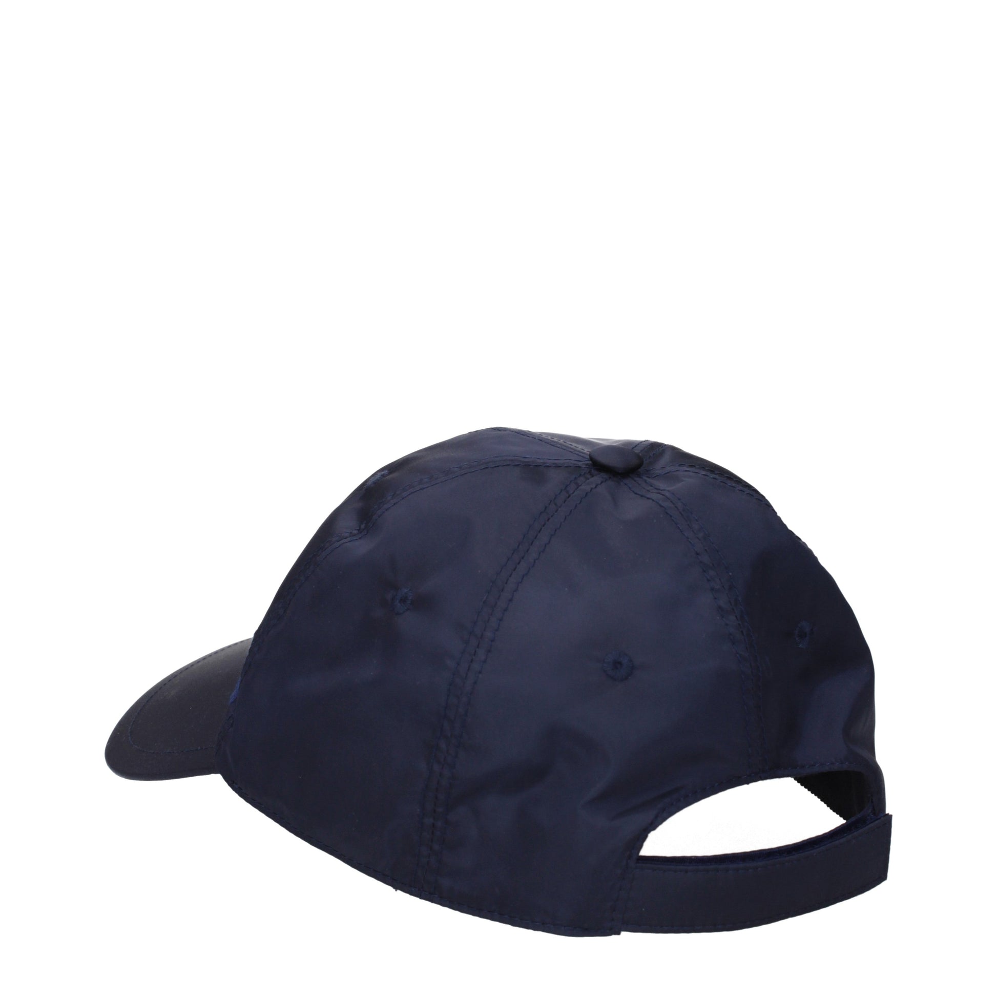 Fendi Hats Men Nylon Blue/Dark Blue