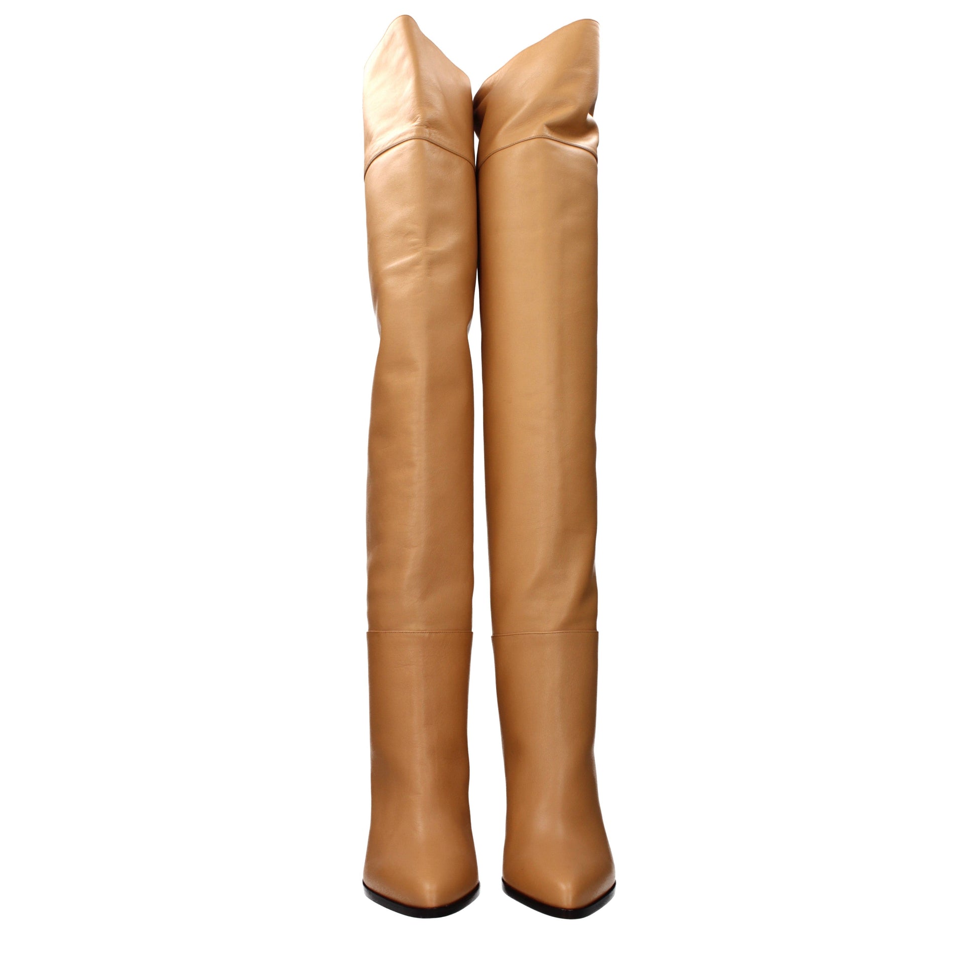 Jimmy Choo Ankle Boots Women Leather Beige/Caramel