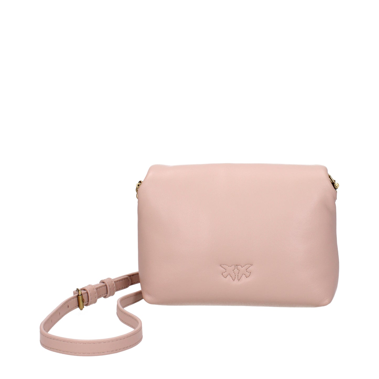 Pinko Crossbody Bags Women Leather Pink/Powder Pink