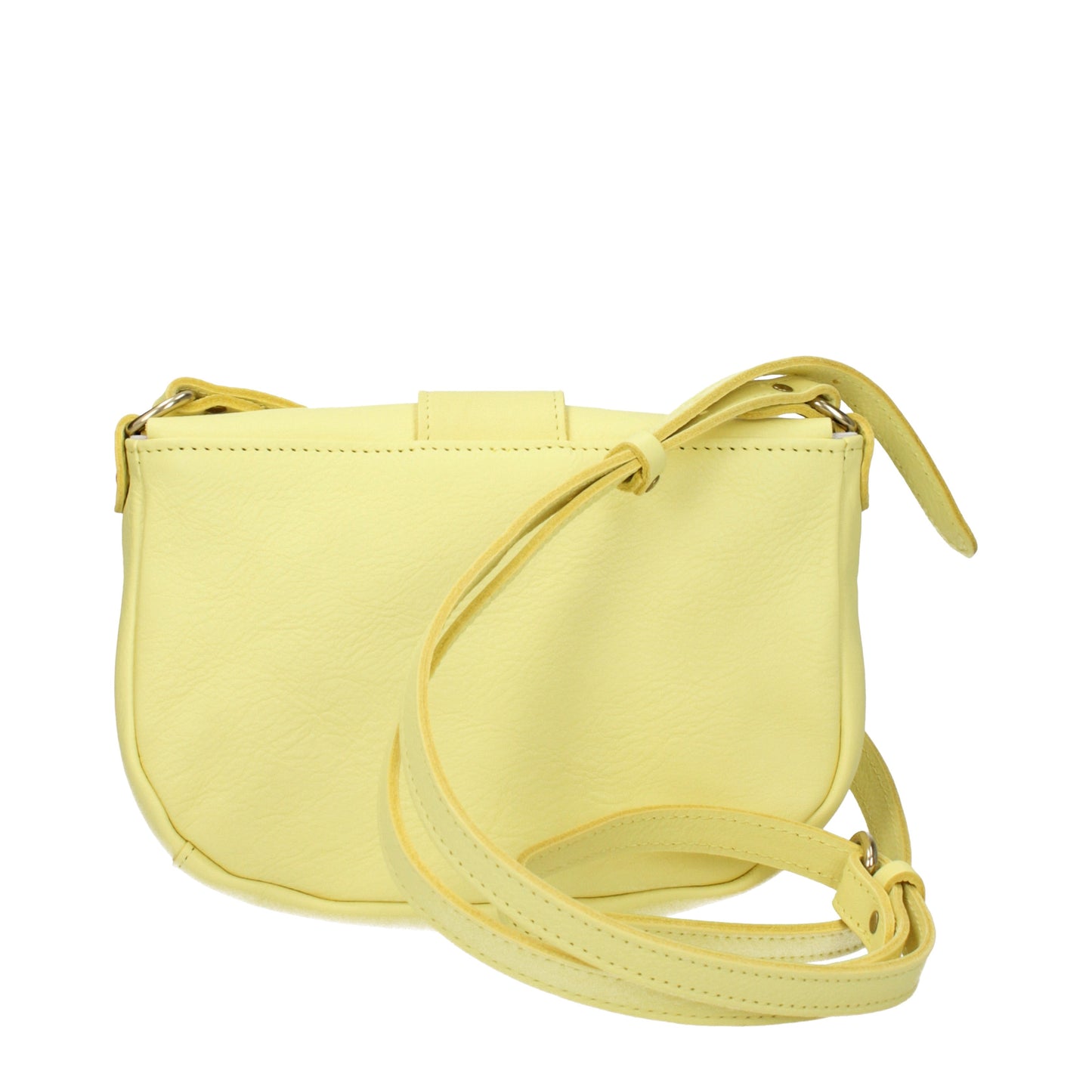 Il Bisonte Crossbody Bags Women Leather Yellow/Pastel Yellow