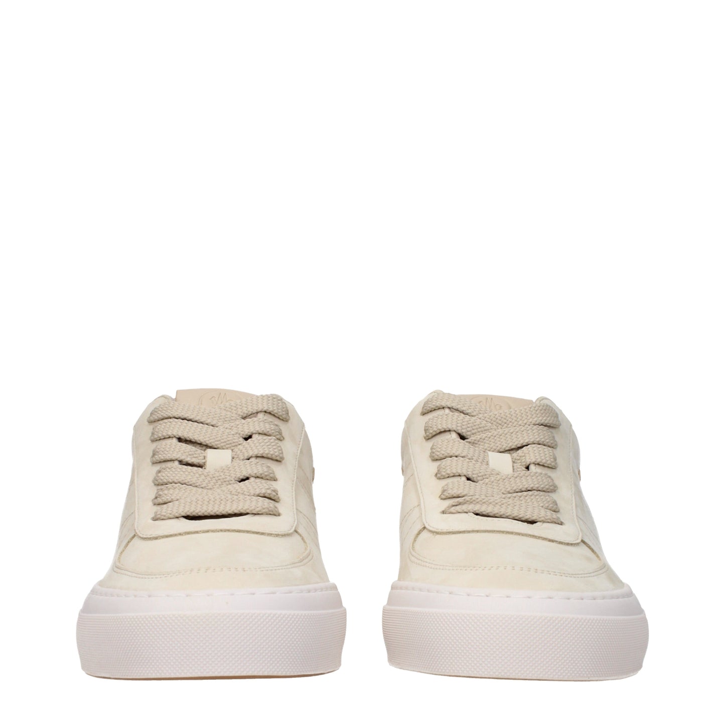 Moncler Men's Sneakers in Suede Beige