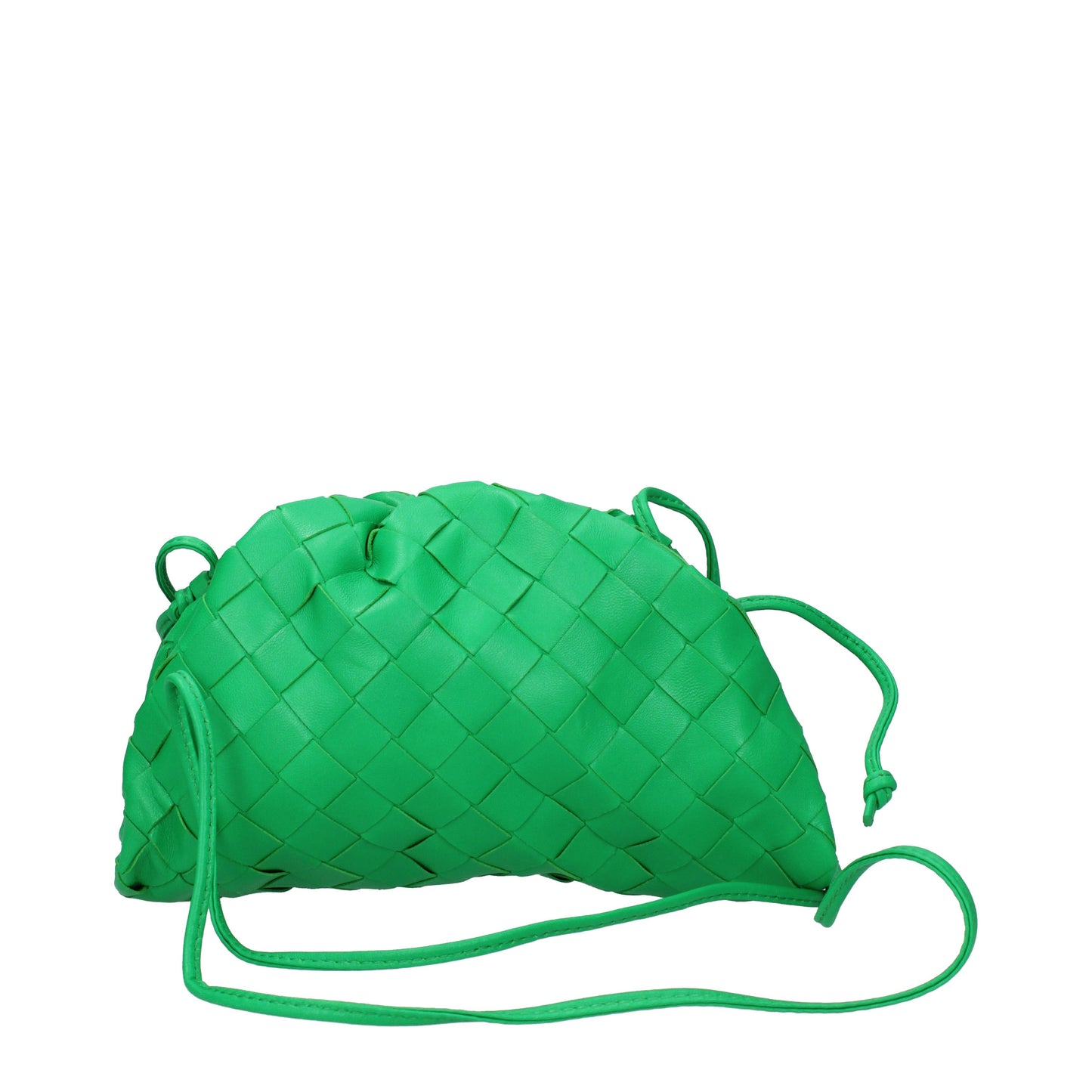 Bottega Veneta Clutches Women Leather Green/Parakeet