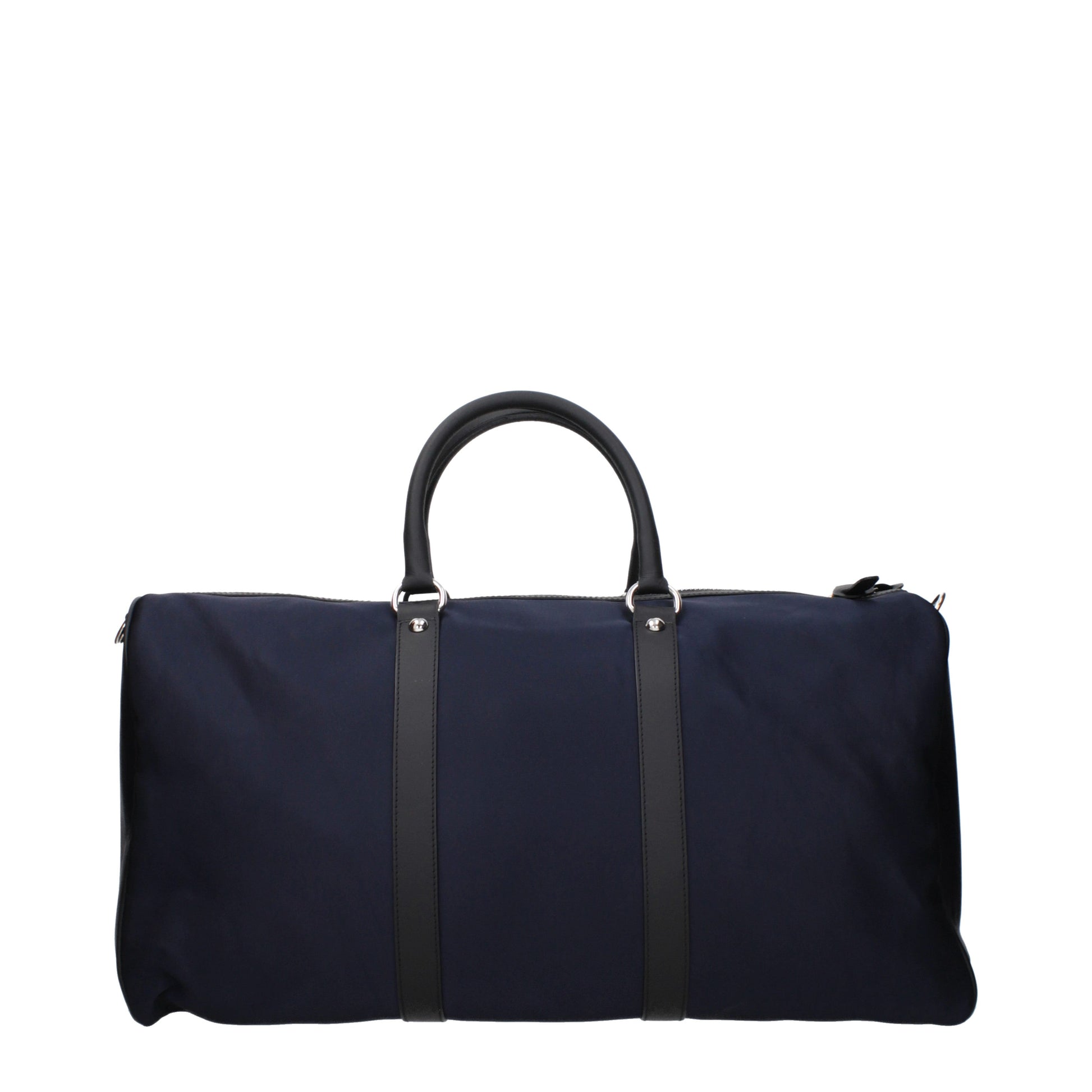 Kiton Travel Bags Men Nylon Blue/Black