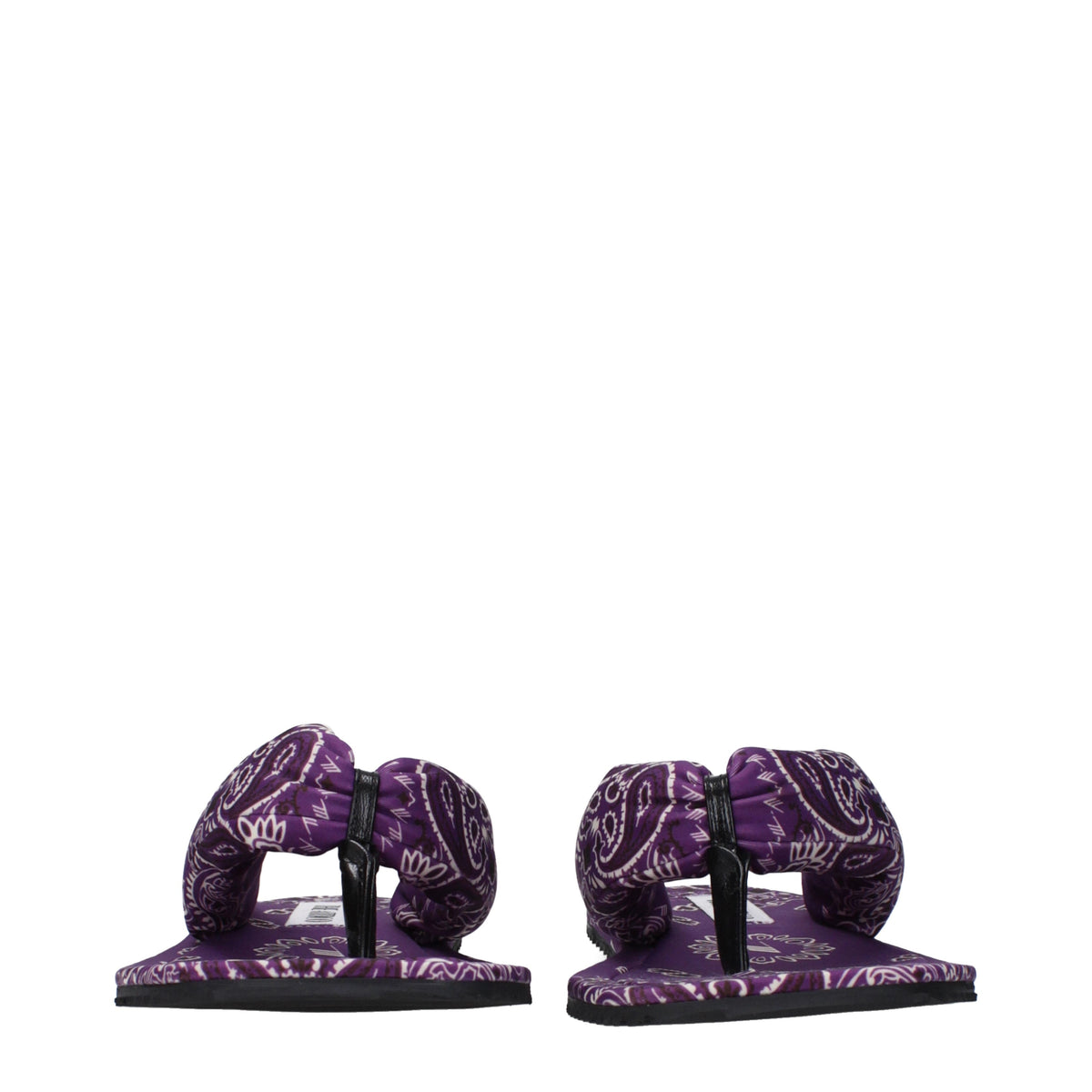 The Attico Women's Flip Flops Fabric Violet