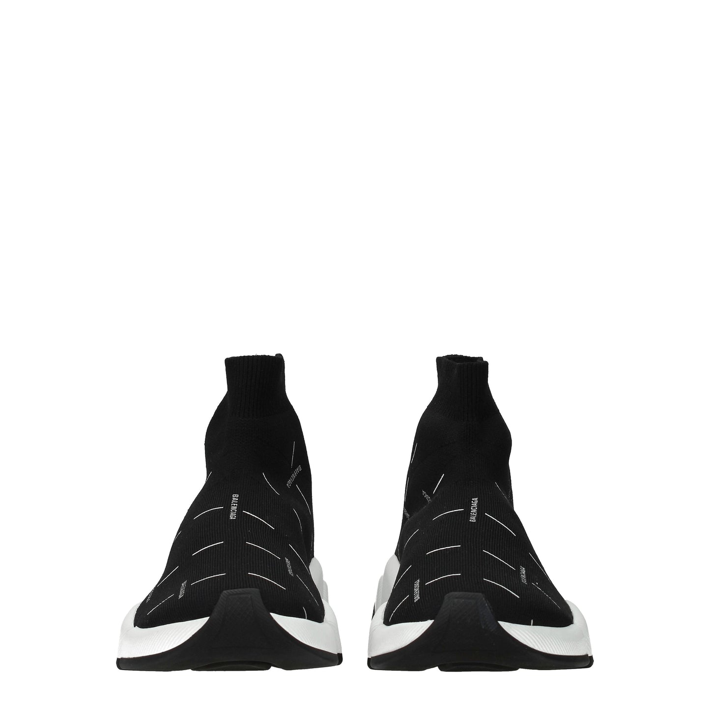 Balenciaga Women's Sneakers in Fabric  Black