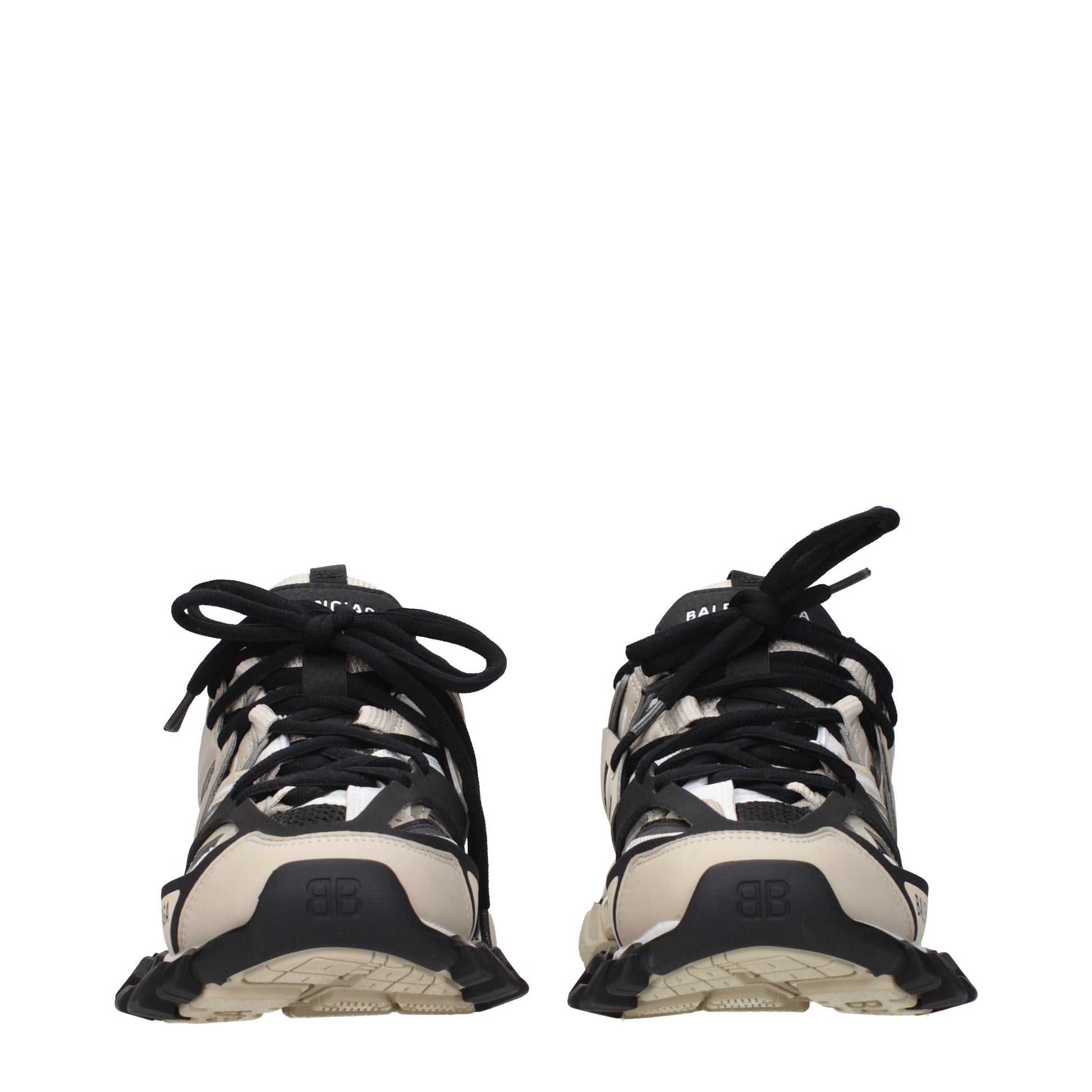 Balenciaga Sneakers Women Fabric  Beige/Black