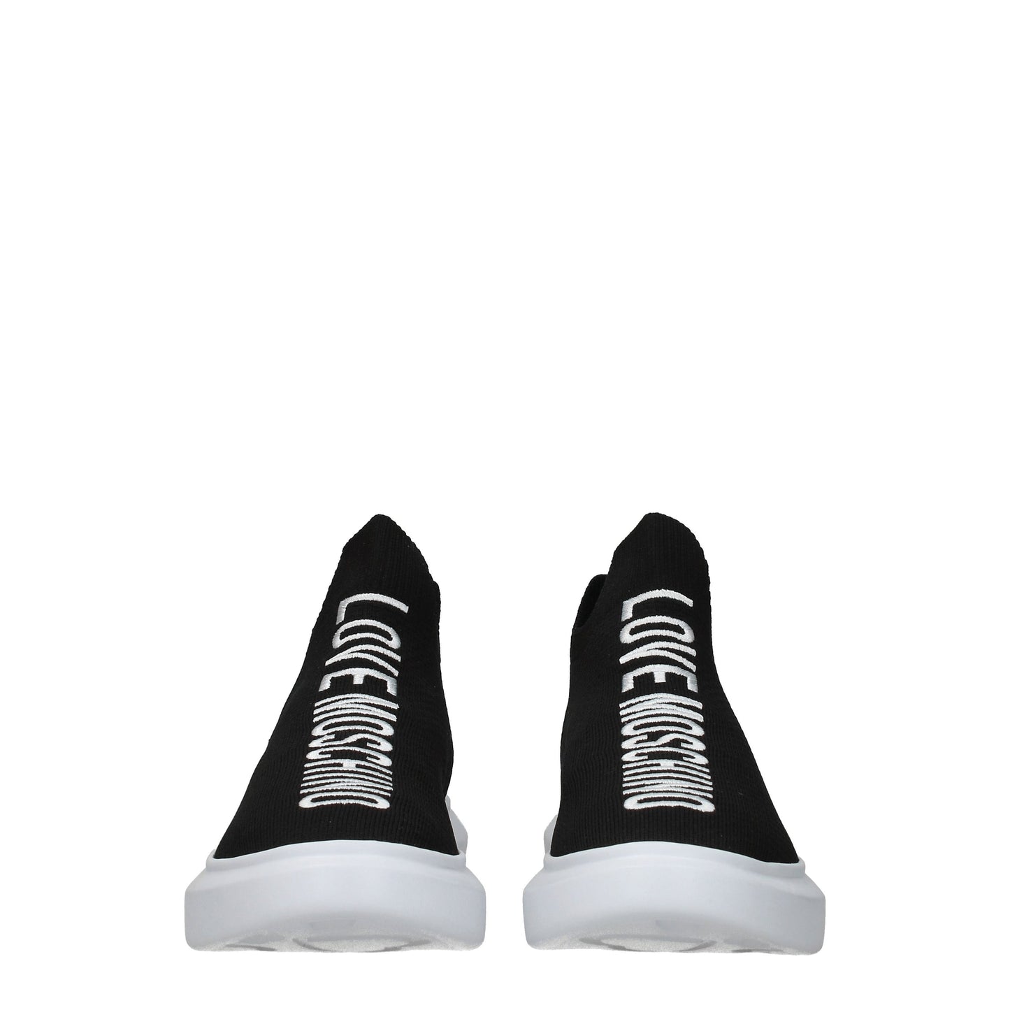 Love Moschino Women's Sneakers in Fabric  Black