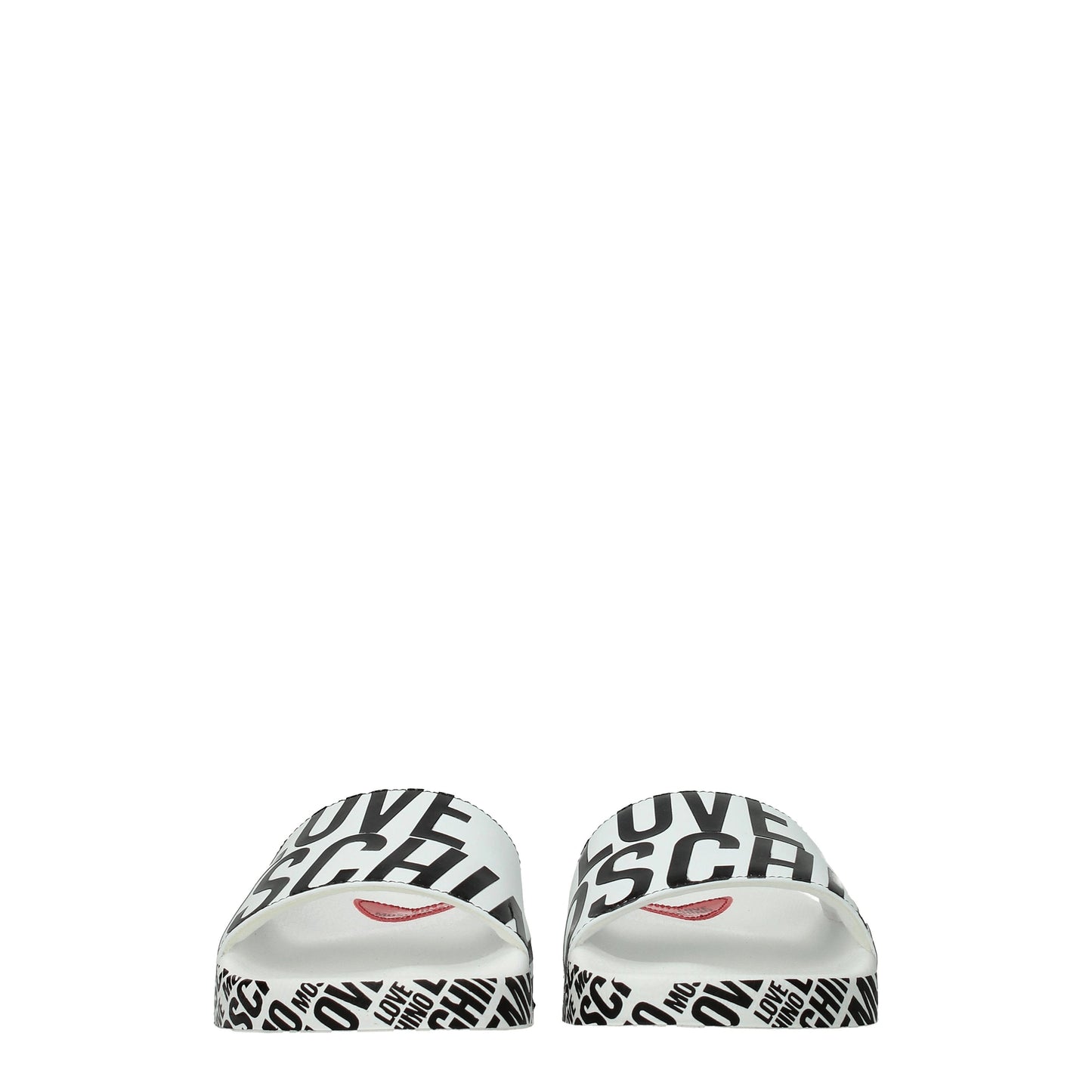 Love Moschino Women's Sandals & Slippers in Polyurethane White