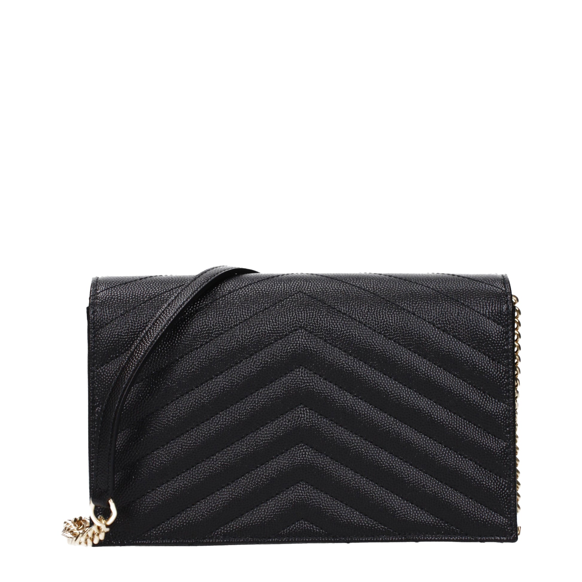 Saint Laurent Crossbody Bags Women Leather Black