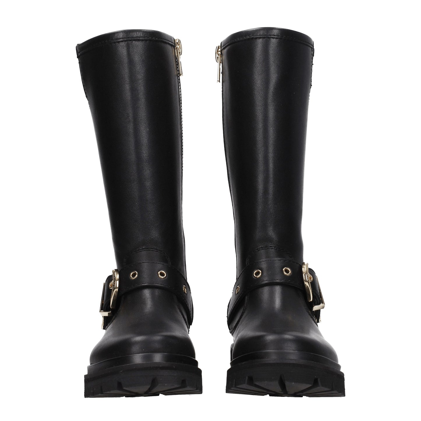 Versace Jeans Women's Boots in Leather Black