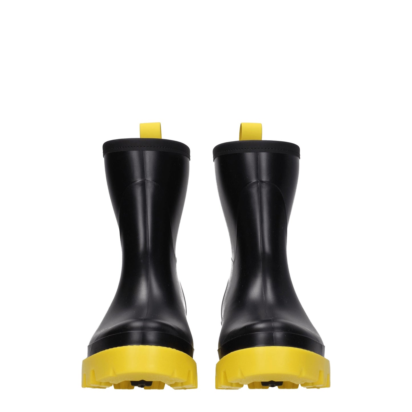 Gia Borghini Women's Boots in Rubber Black/Yellow