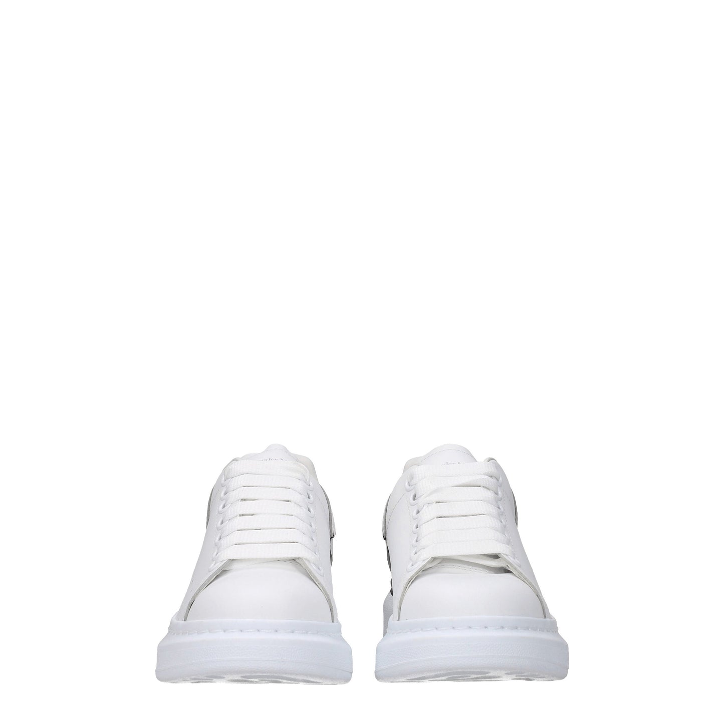 Alexander McQueen Women's Sneakers in Leather White/Black