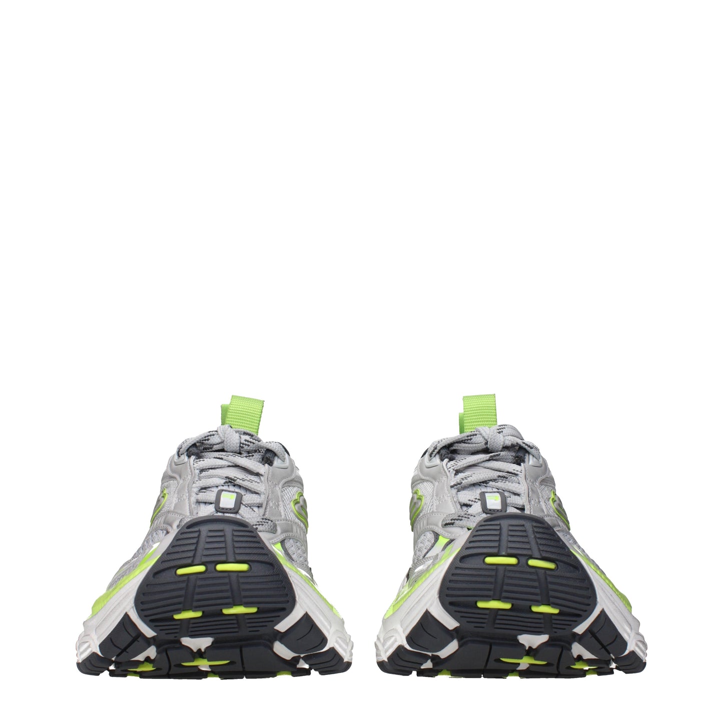 Balenciaga Sneakers Men Fabric  Gray/Fluo Green
