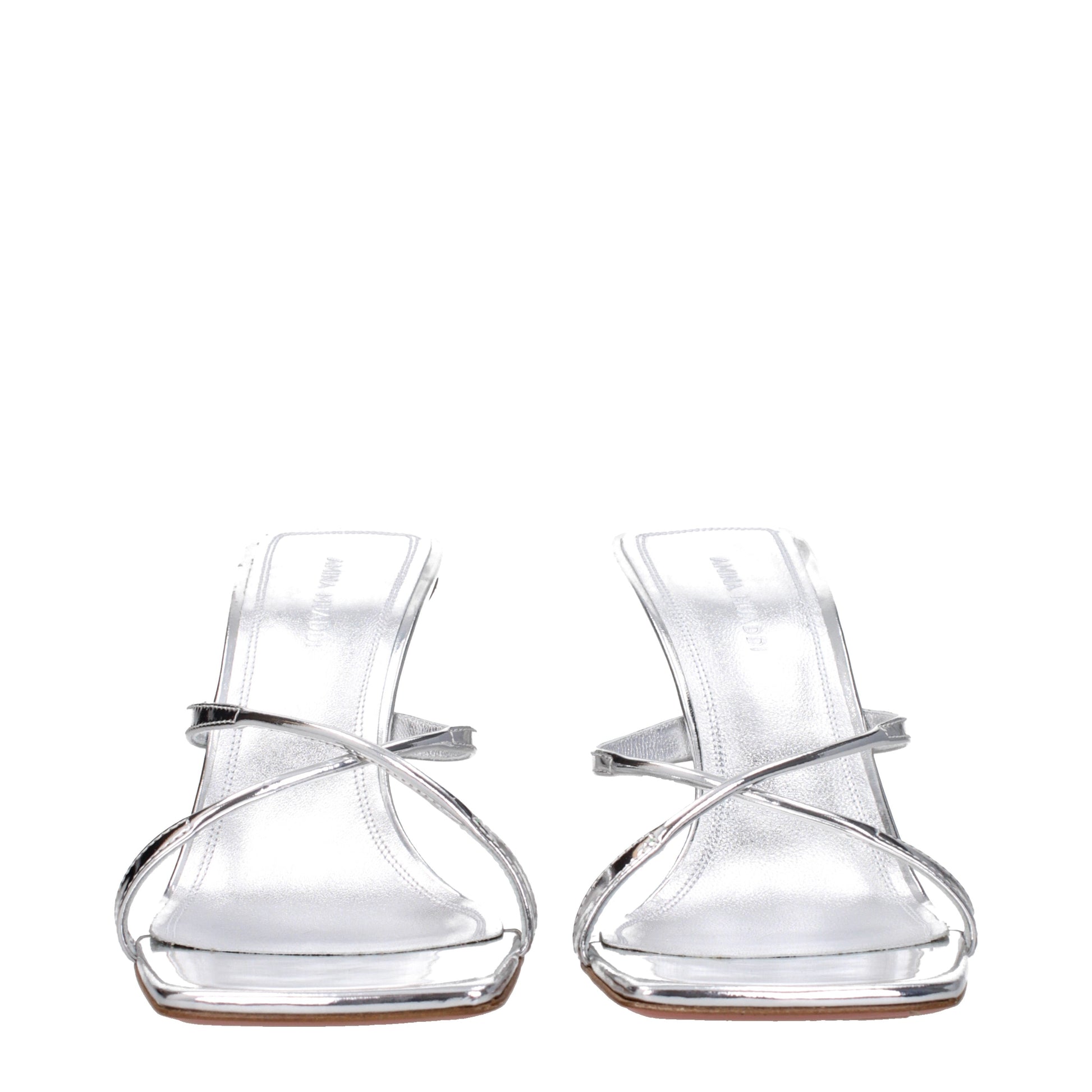Amina Muaddi Women's Sandals Patent Leather