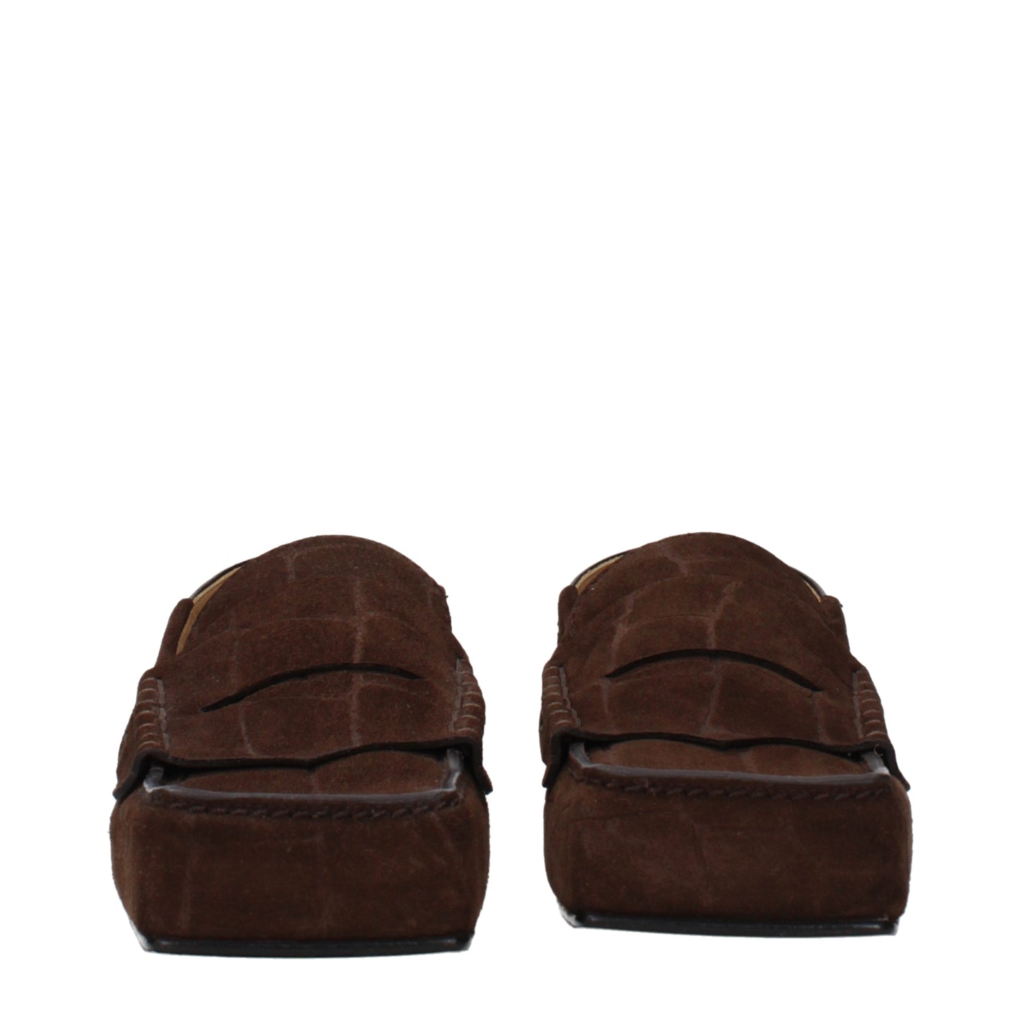 Jacquemus Loafers Women Suede Brown/Dark Brown