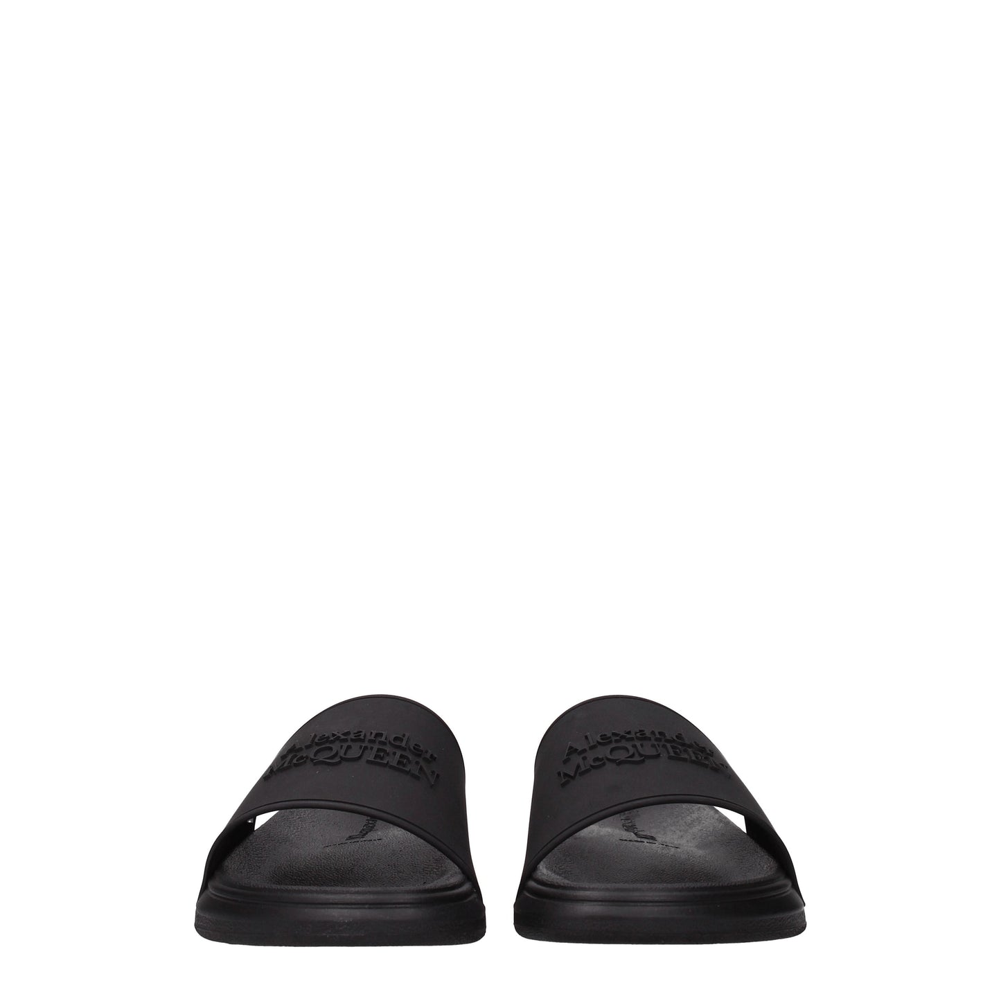 Alexander McQueen Sandals & Slippers Men Rubber Black