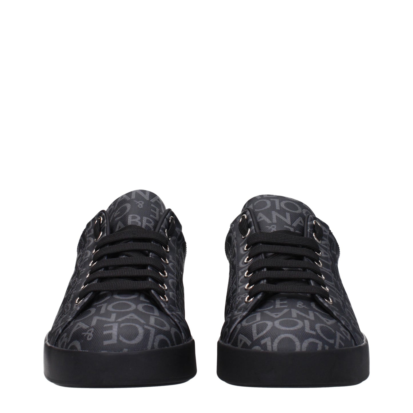 Dolce&Gabbana Men's Sneakers in Fabric  Black/Grey