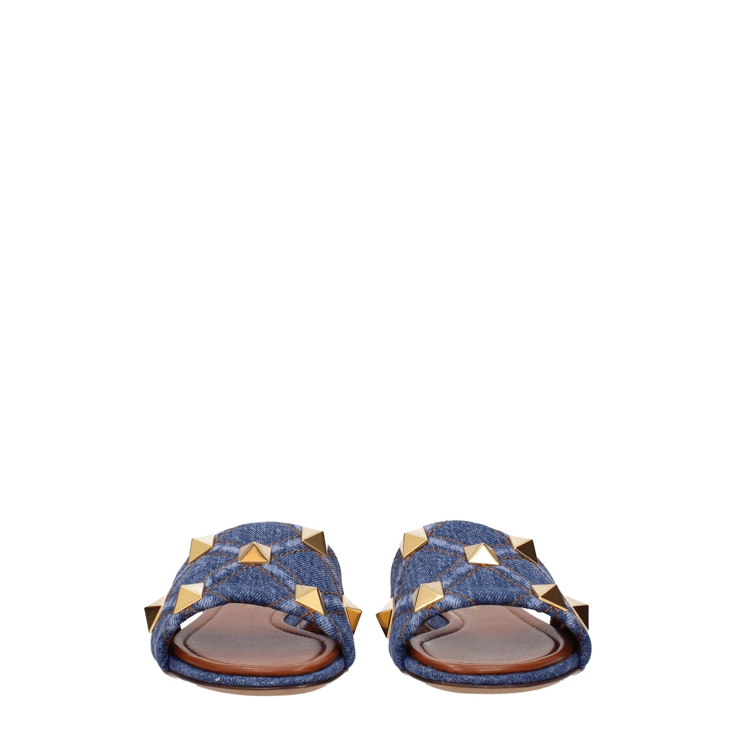 Valentino Garavani Women's Sandals & Slippers in Fabric  Blue/Denim