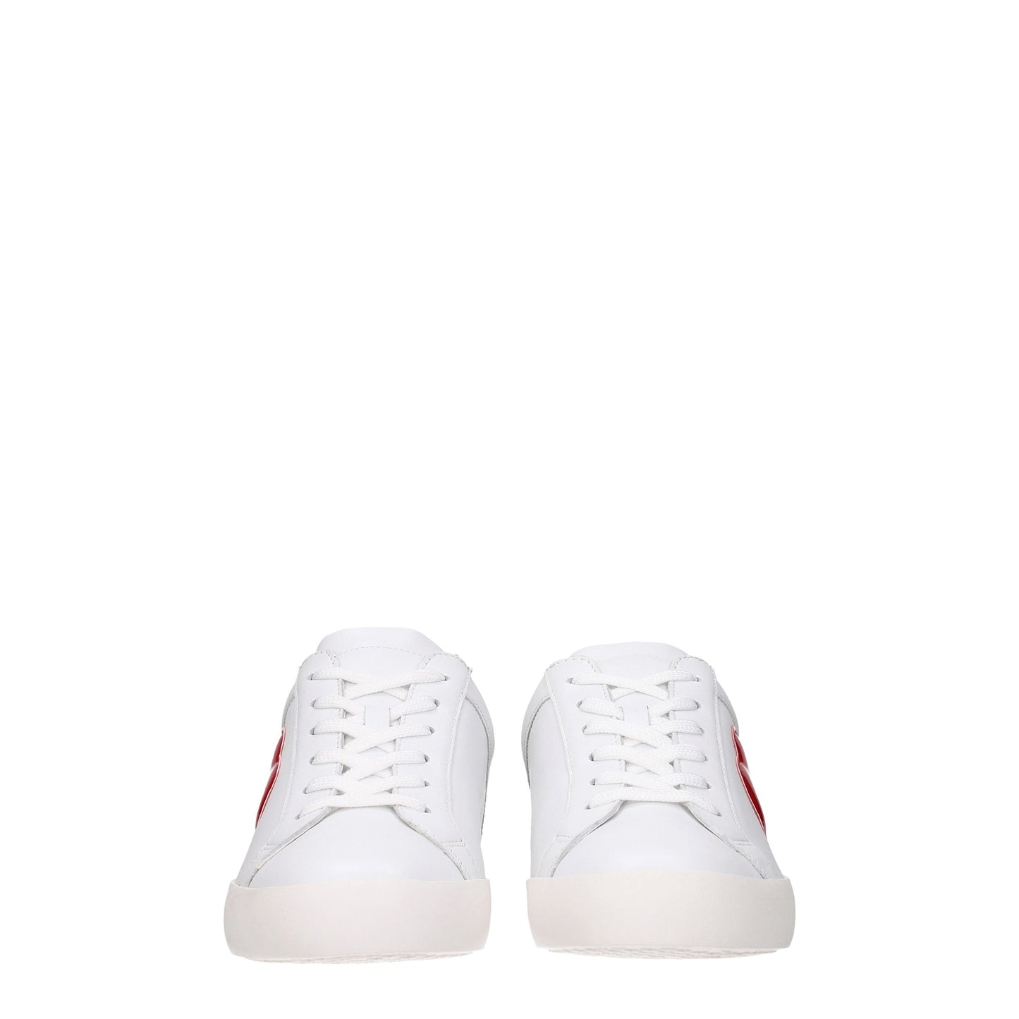 Love Moschino Women's Sneakers in Leather White/Black