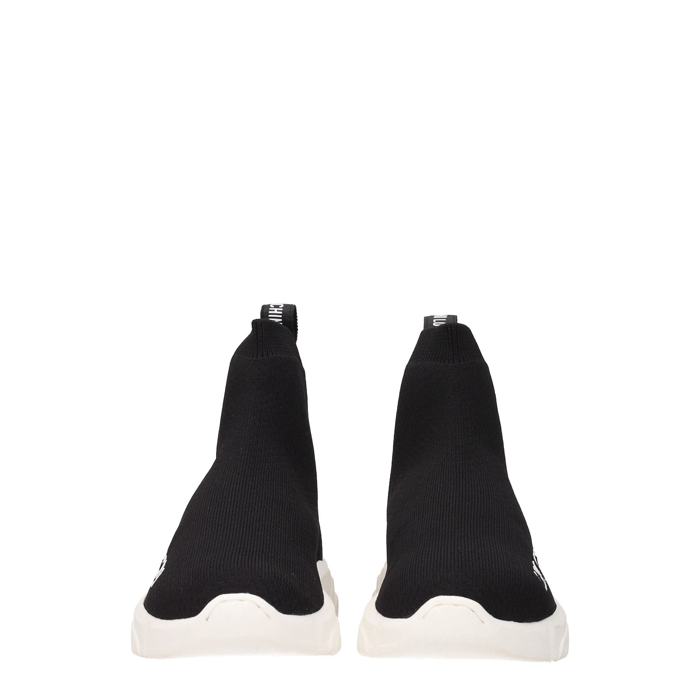 Love Moschino Women's Sneakers in Fabric  Black/White