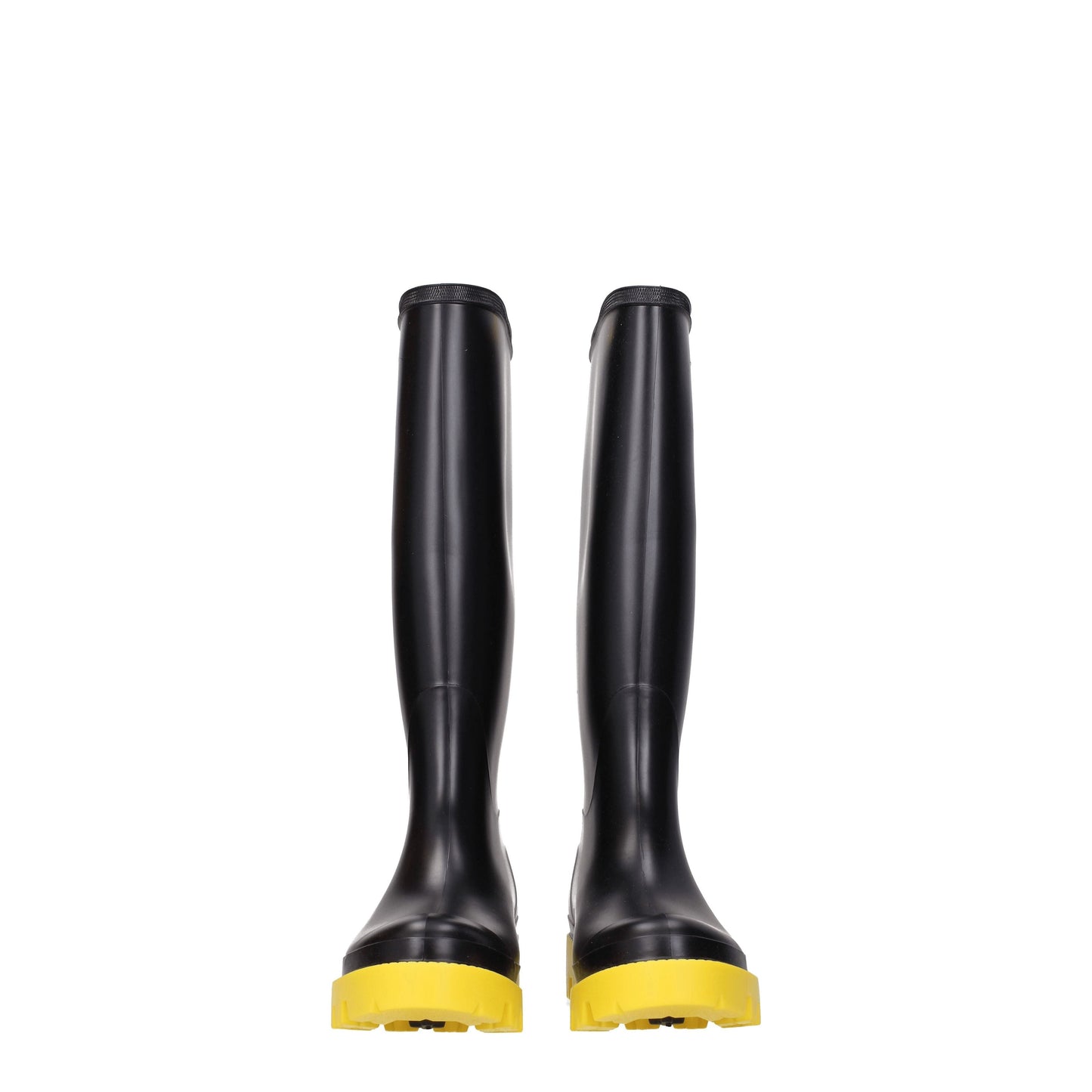 Gia Borghini Women's Boots in Rubber Black/Yellow