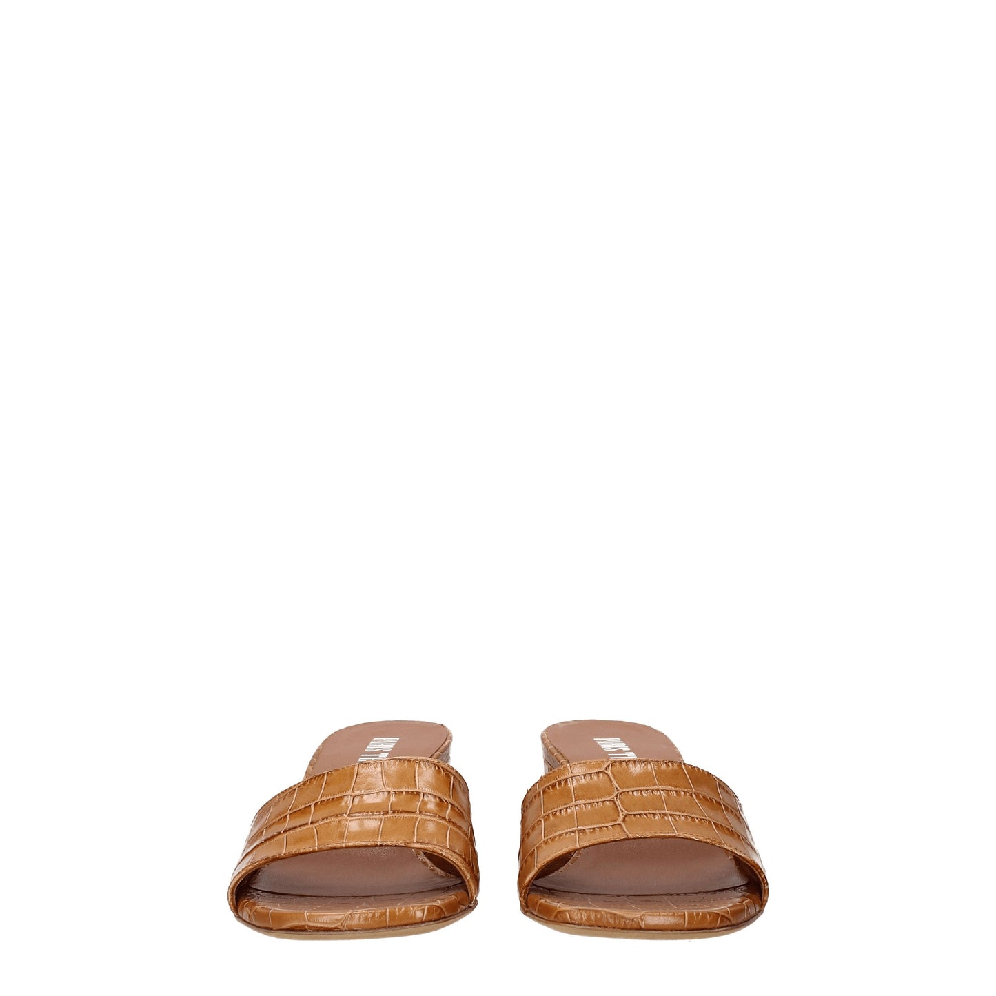 Paris Texas Women's Sandals in Leather Brown/Hickory