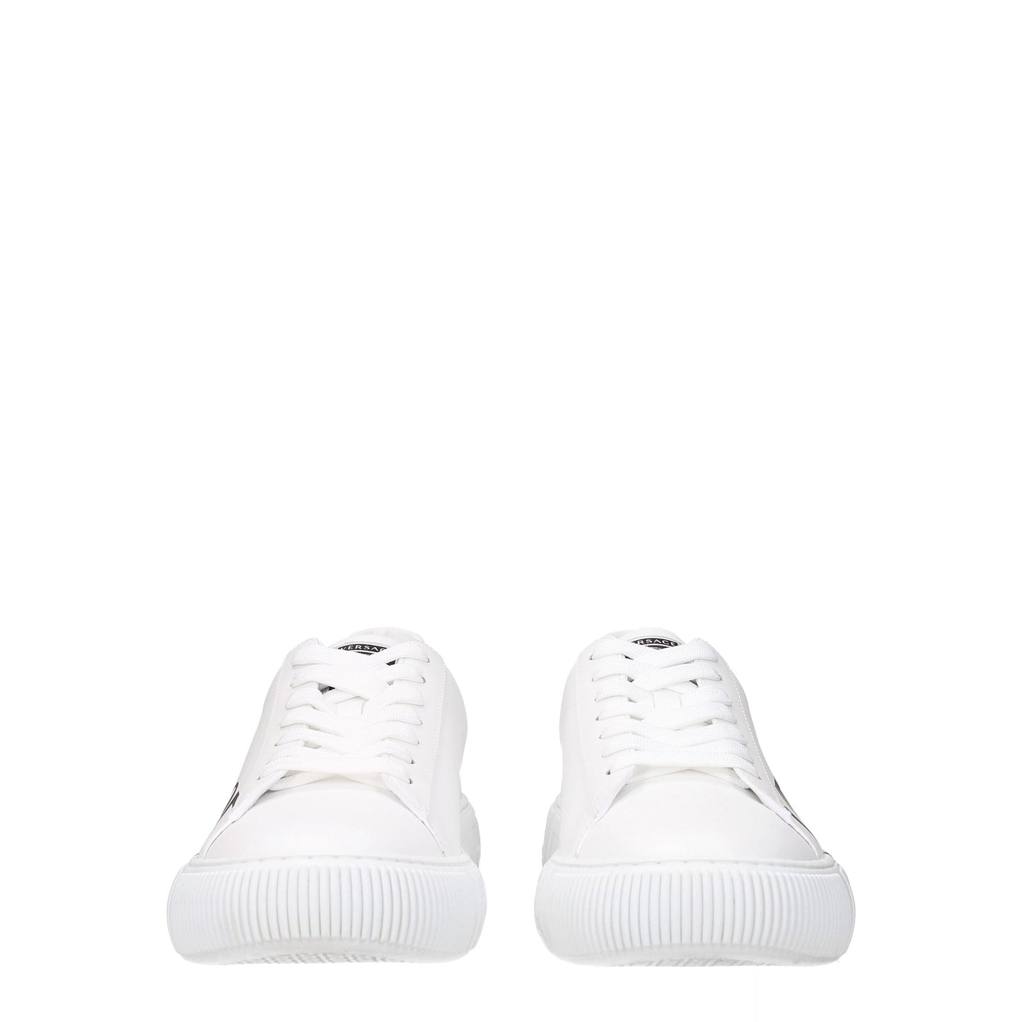 Versace Men's Sneakers in Leather White