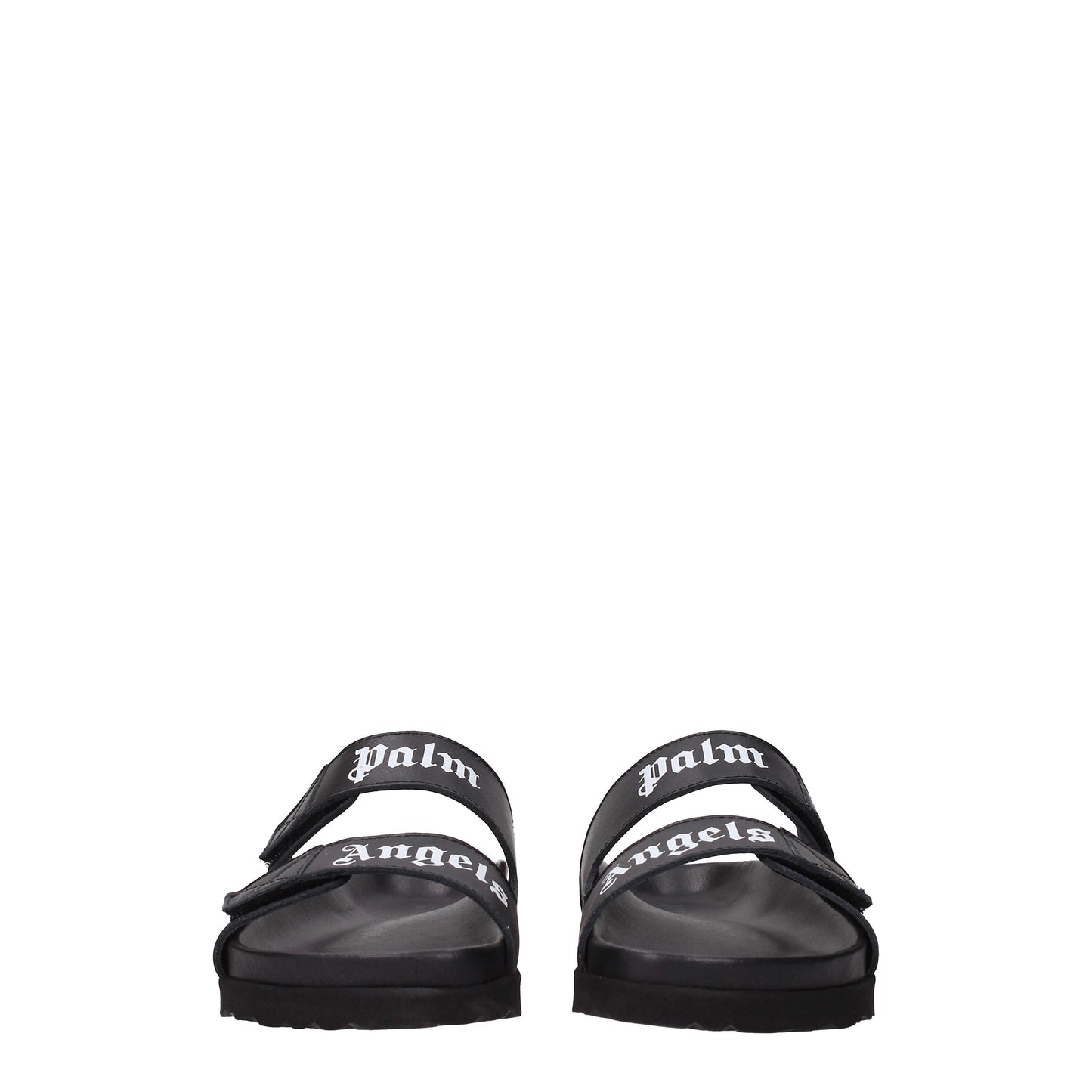 Palm Angels Women's Sandals & Slippers in Leather Black