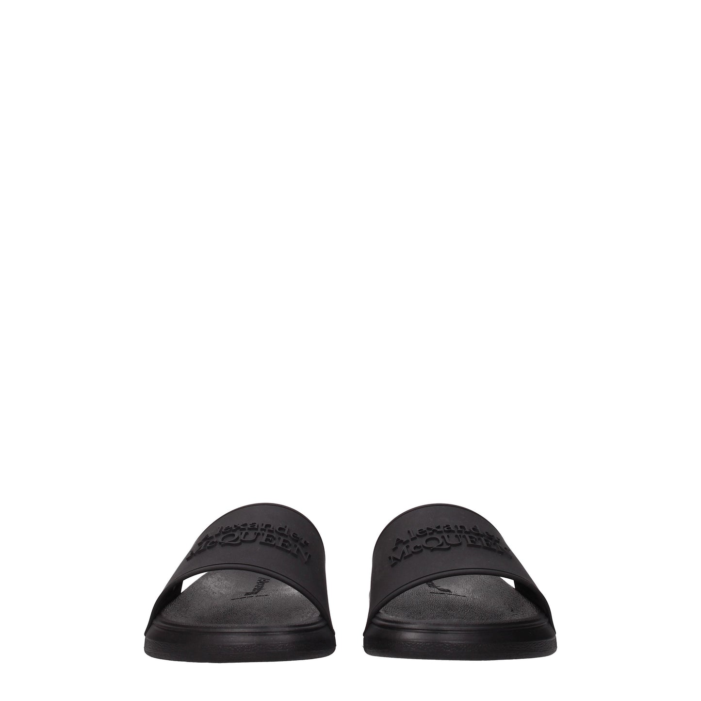 Alexander McQueen Women's Sandals & Slippers in Rubber Black