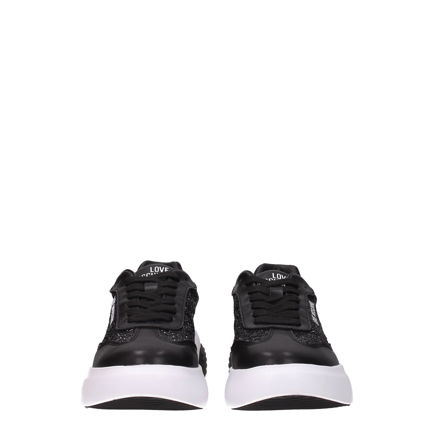 Love Moschino Women's Sneakers in Glitter Black