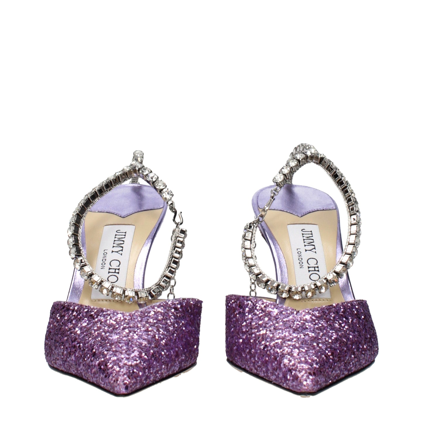 Jimmy Choo Sandals Women Glitter Violet