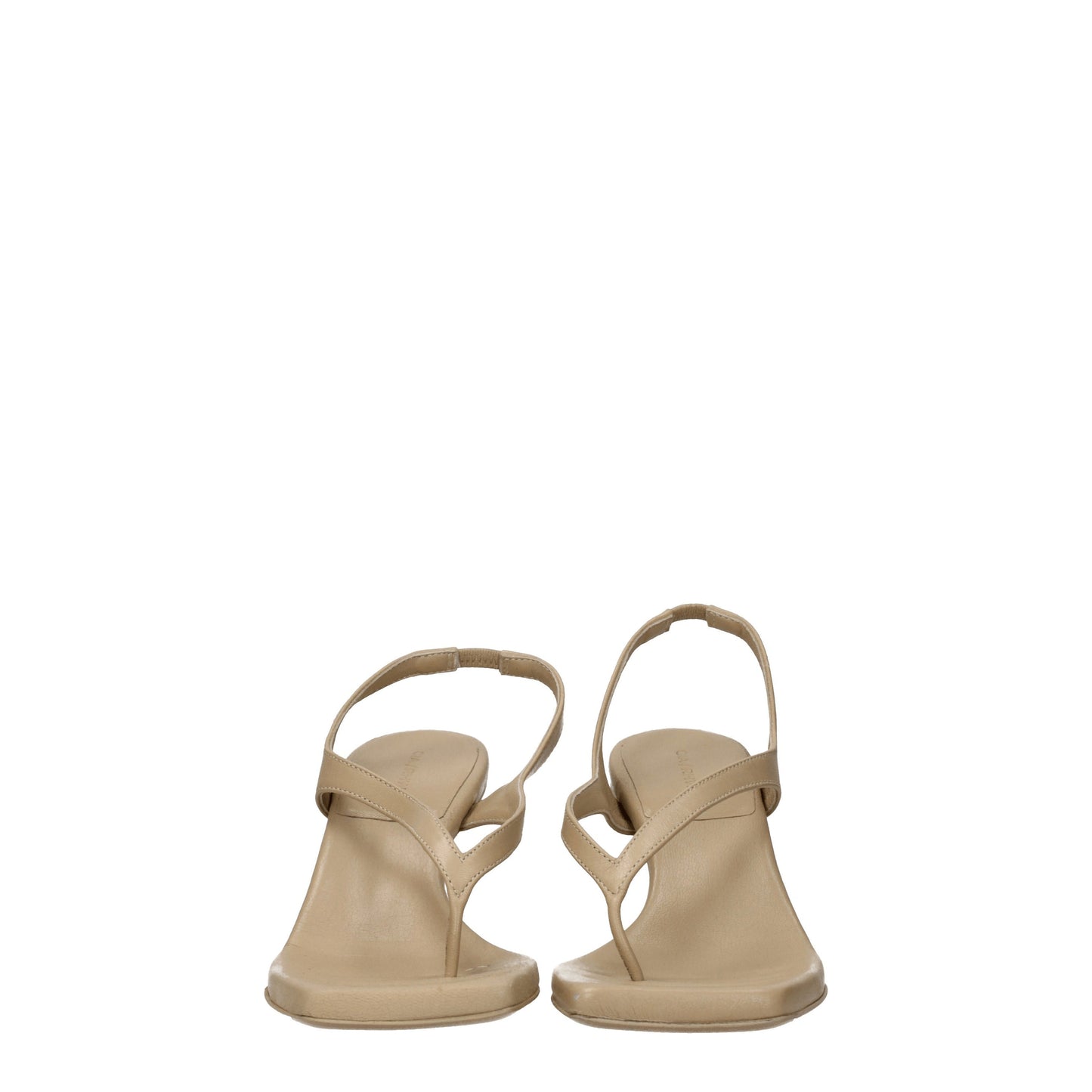 Gia Borghini Women's Sandals in Leather Beige