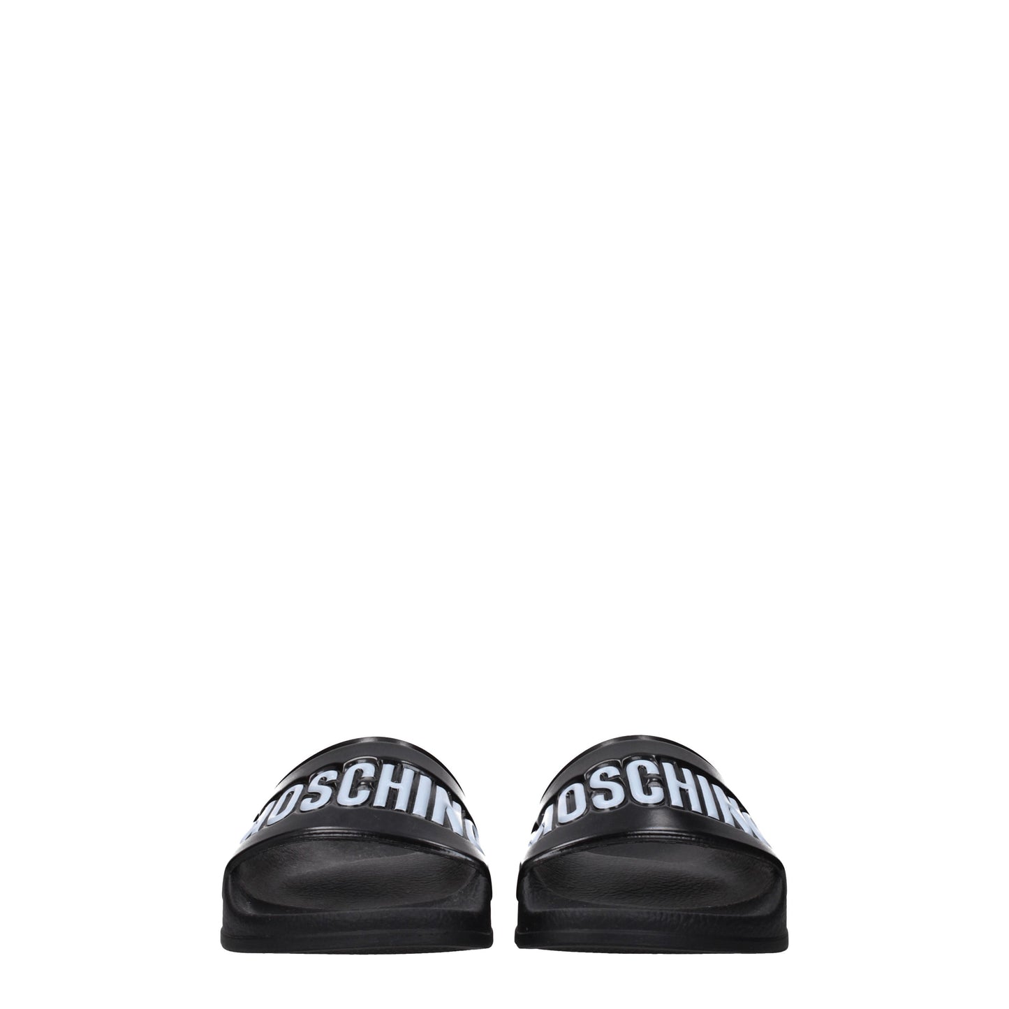 Moschino Women's Sandals & Slippers in PVC Black