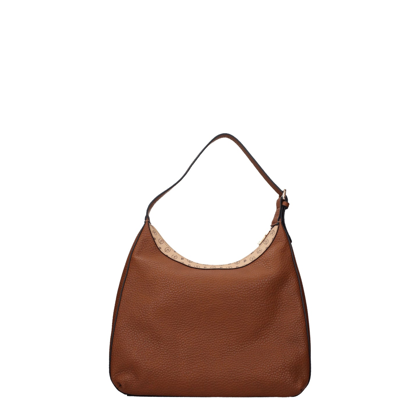 Pollini Shoulder Bags Women Polyurethane Brown/Cream