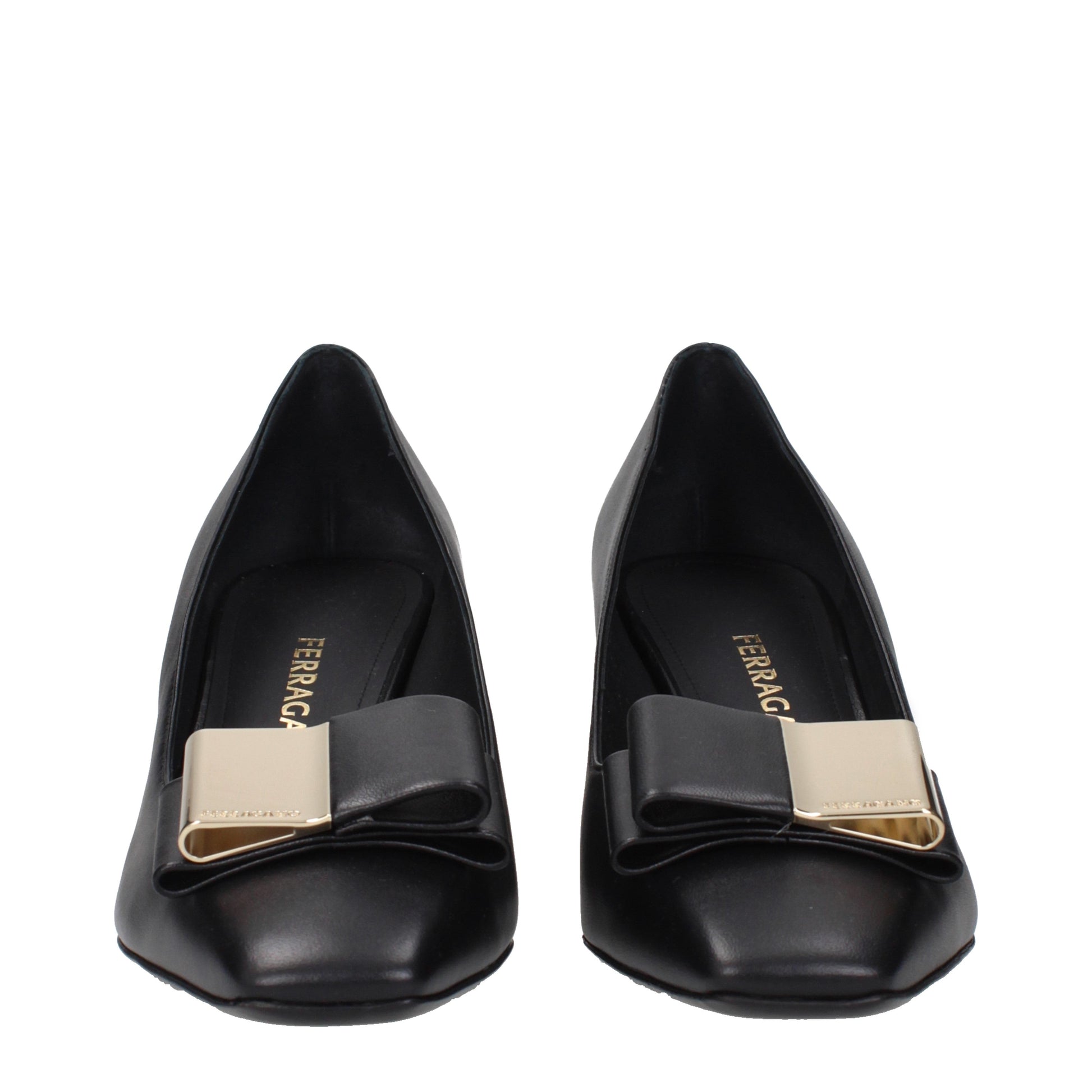 Salvatore Ferragamo Pumps Women Leather Black