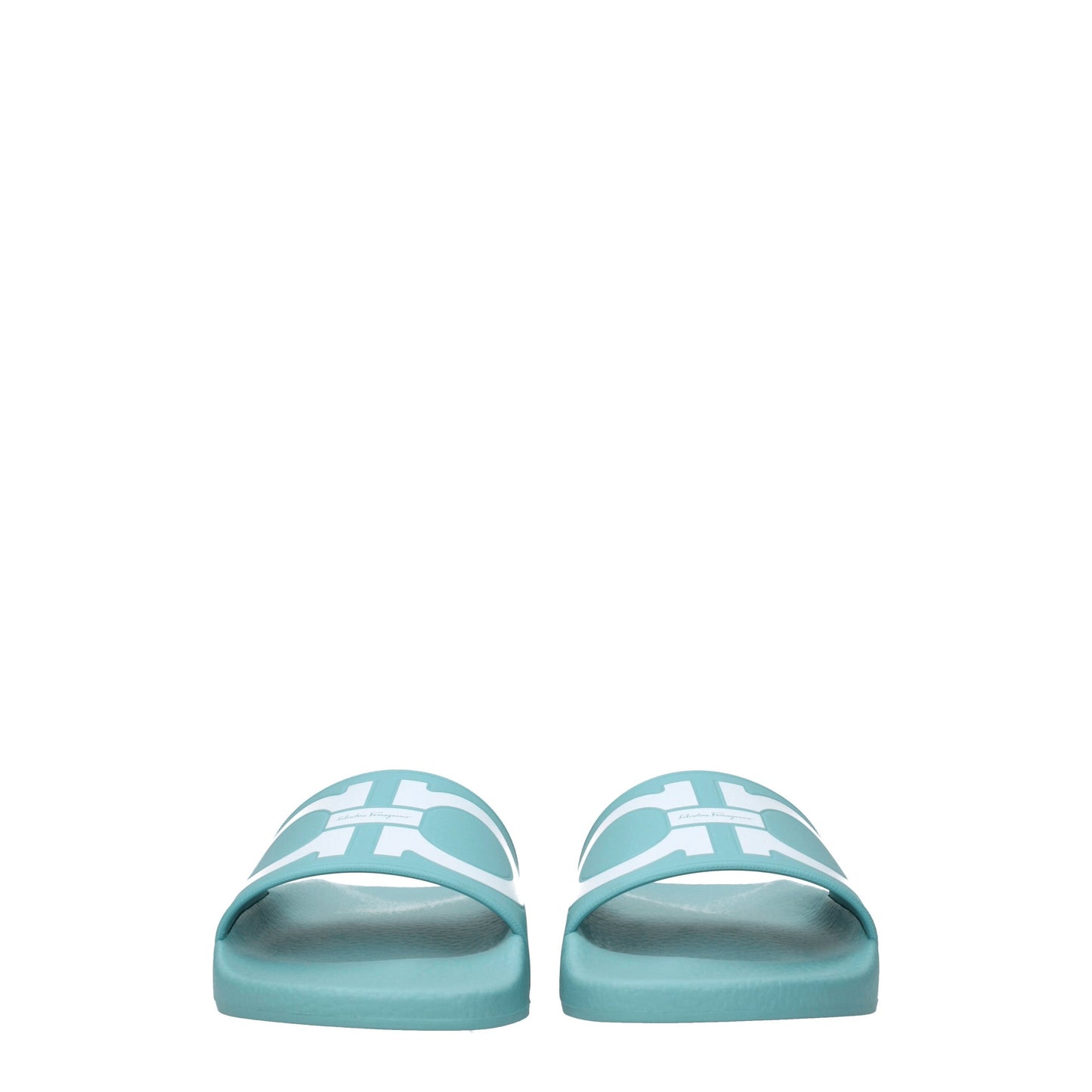 Salvatore Ferragamo Women's Sandals & Slippers in Rubber Heavenly/Turquoise