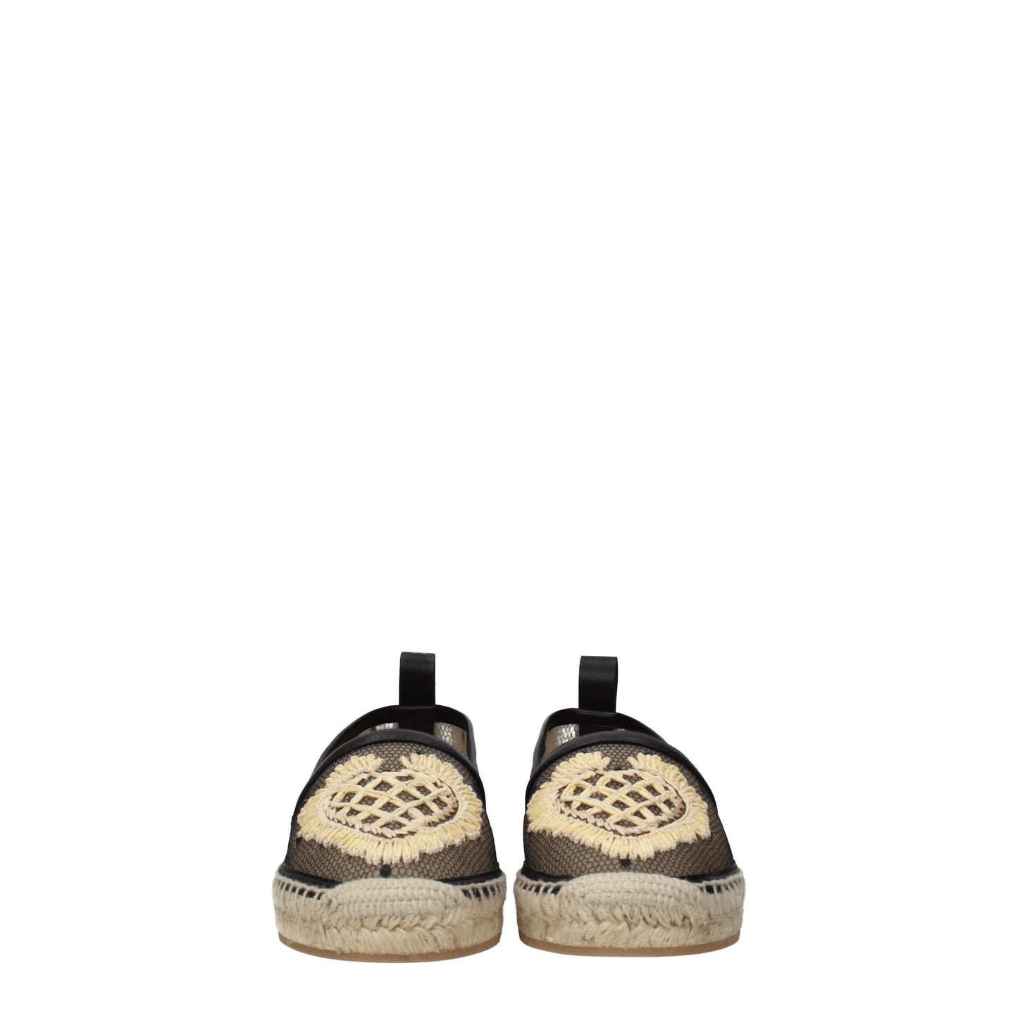 Red Valentino Women's Espadrilles in Net Black