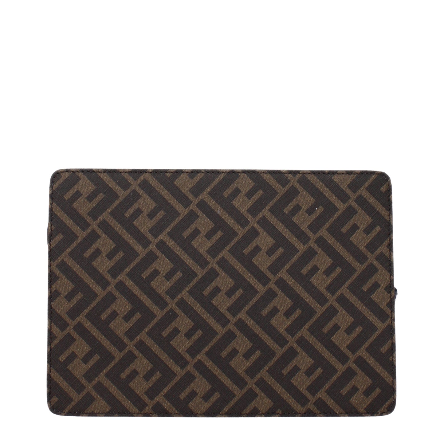 Fendi Clutches Men Fabric  Blue/Tobacco