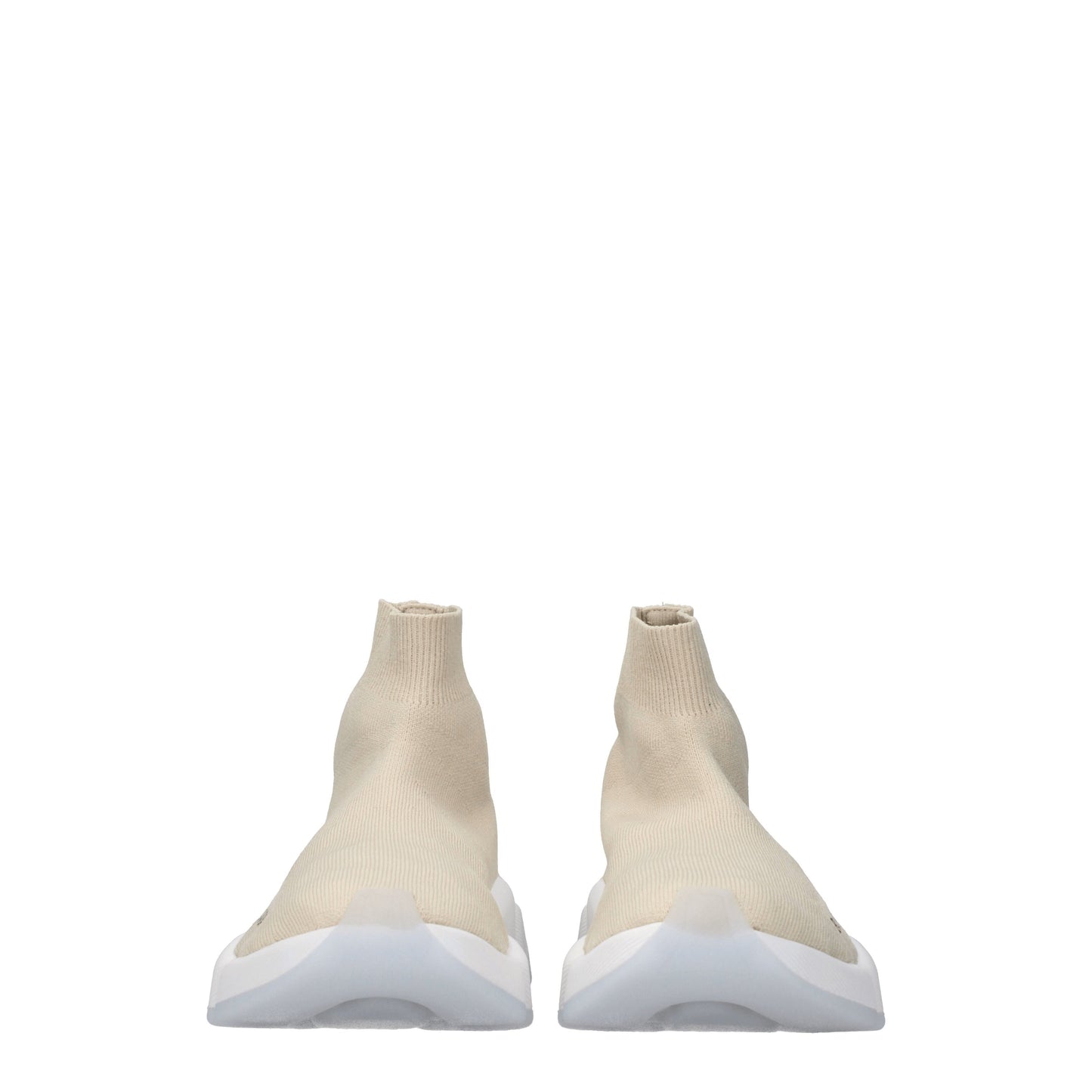 Balenciaga Women's Sneakers in Fabric  Beige/Light Beige