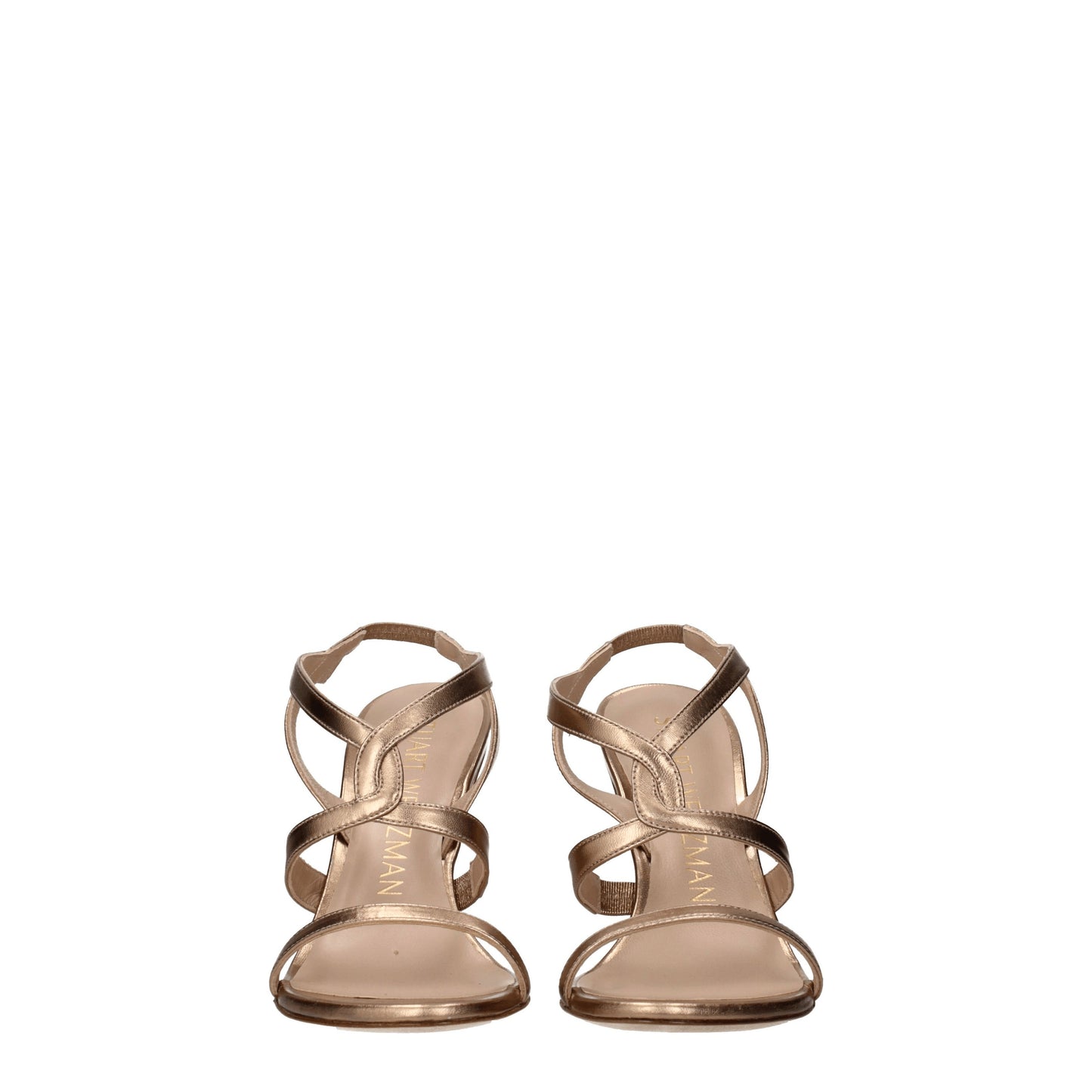 Stuart Weitzman Women's Sandals in Leather Gold